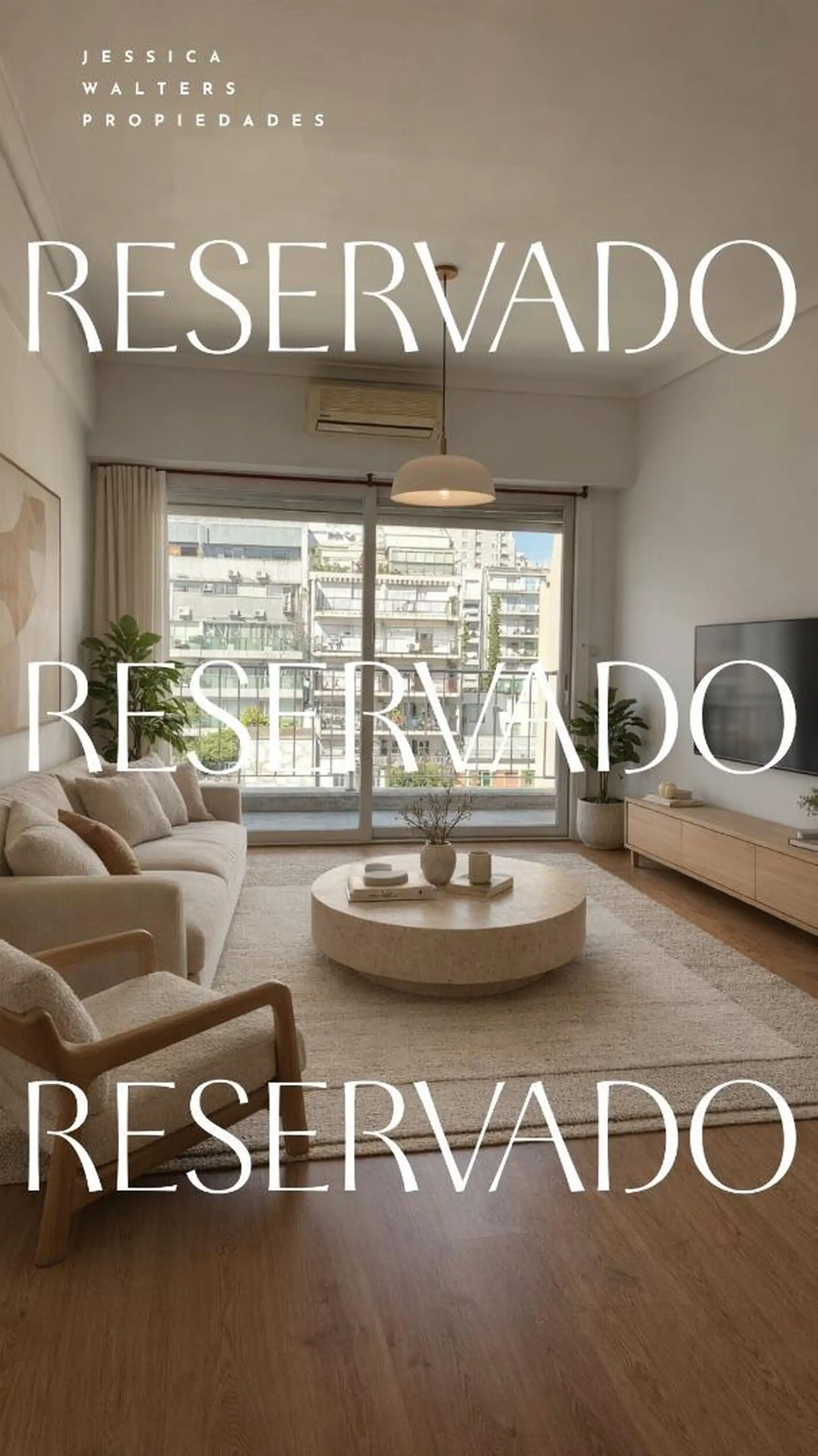Apartamento de três ambientes com 2 dormitórios em Belgrano