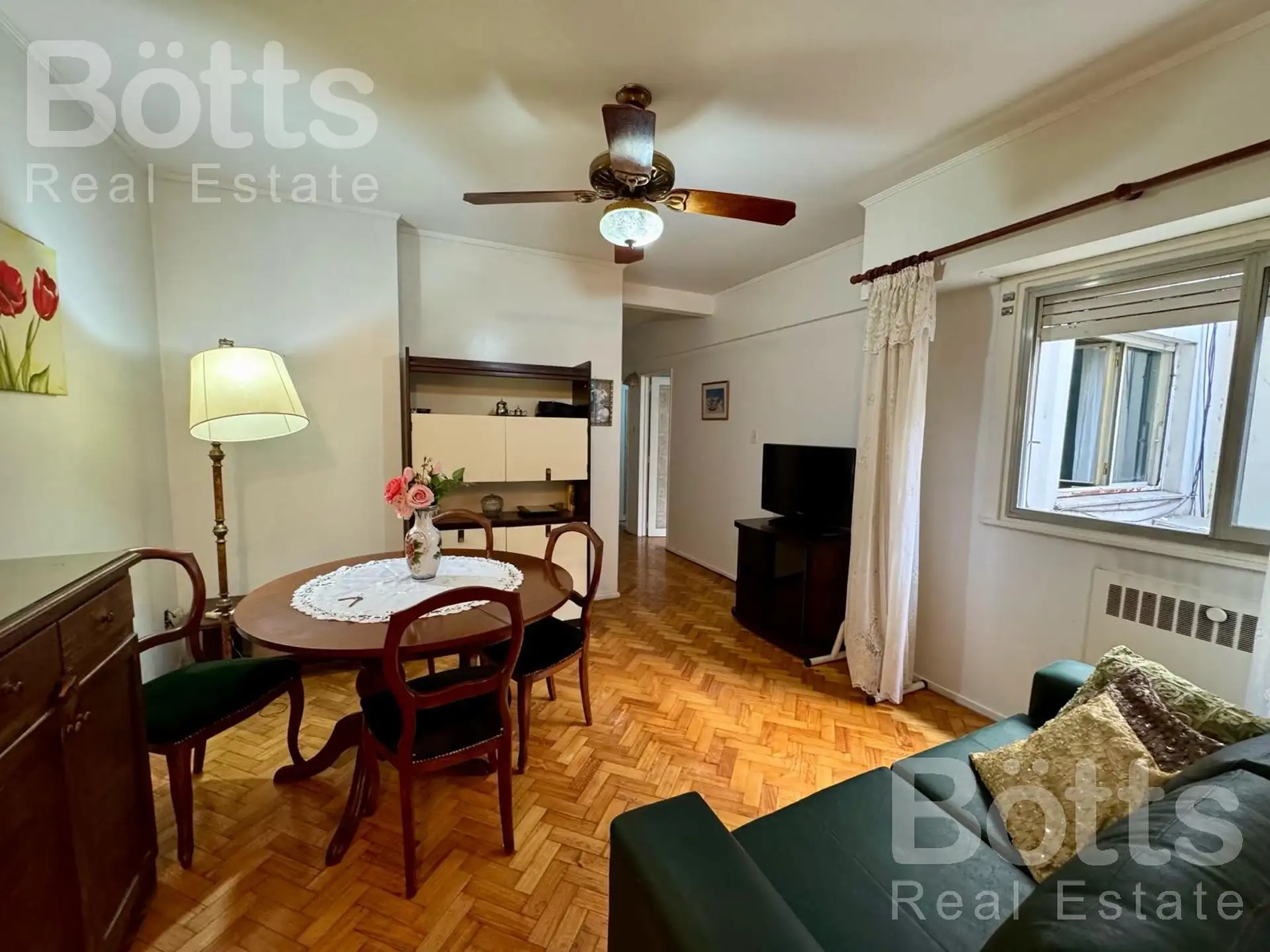 Departamento amoblado de 2 ambientes con aire acondicionado en Recoleta