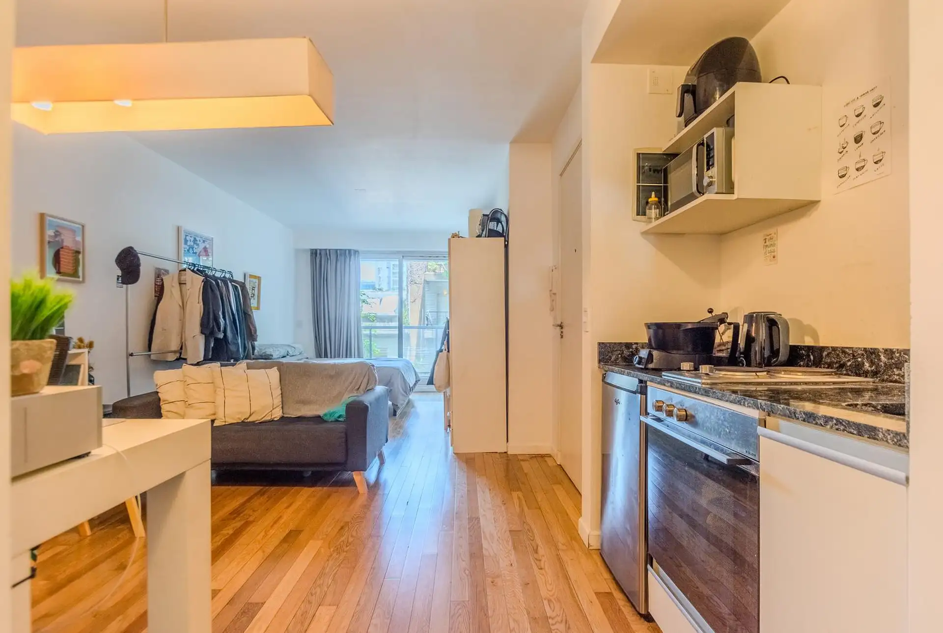 Квартира-студия с мебелью в Palermo Hollywood