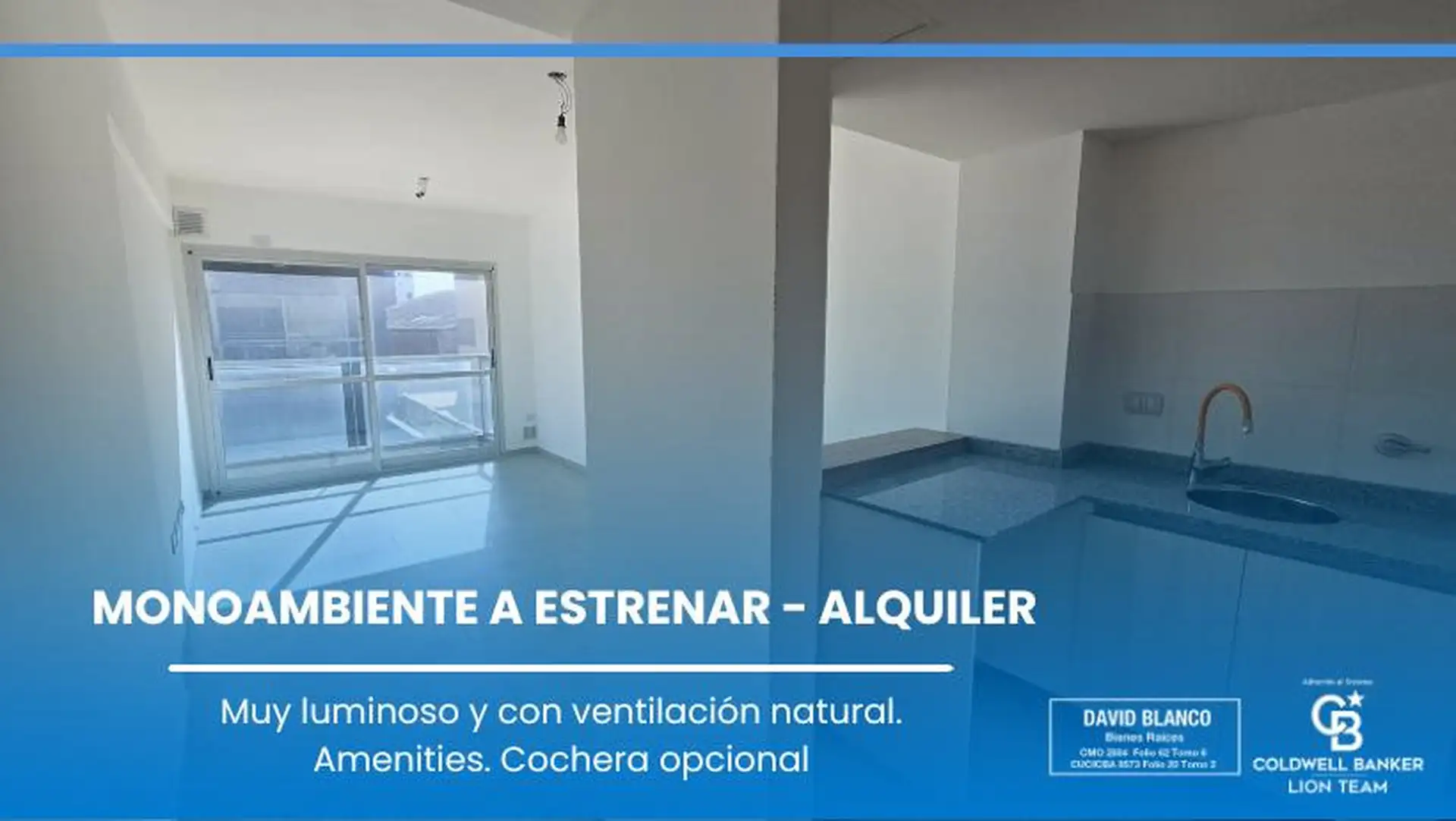 Monoambiente a estrenar con balcón en Avellaneda