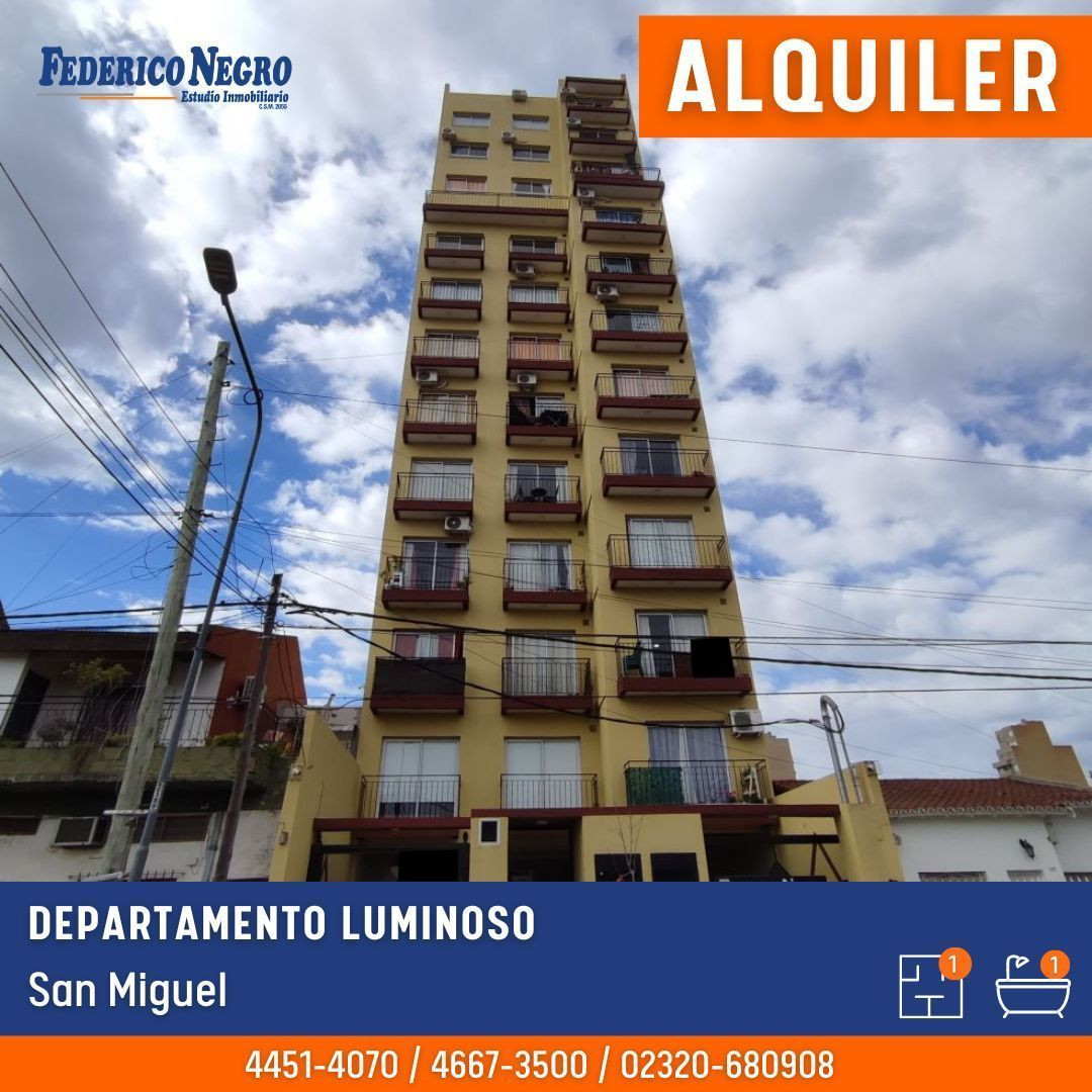 Monoambiente en alquiler en San Miguel