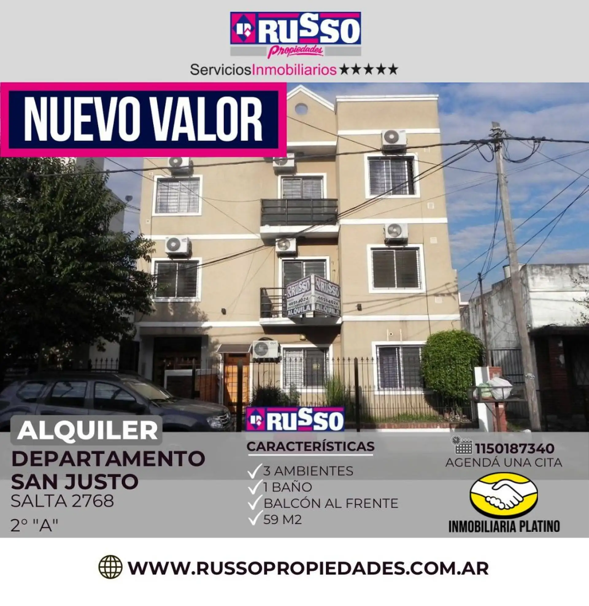 Two-bedroom apartment in San Justo, La Matanza