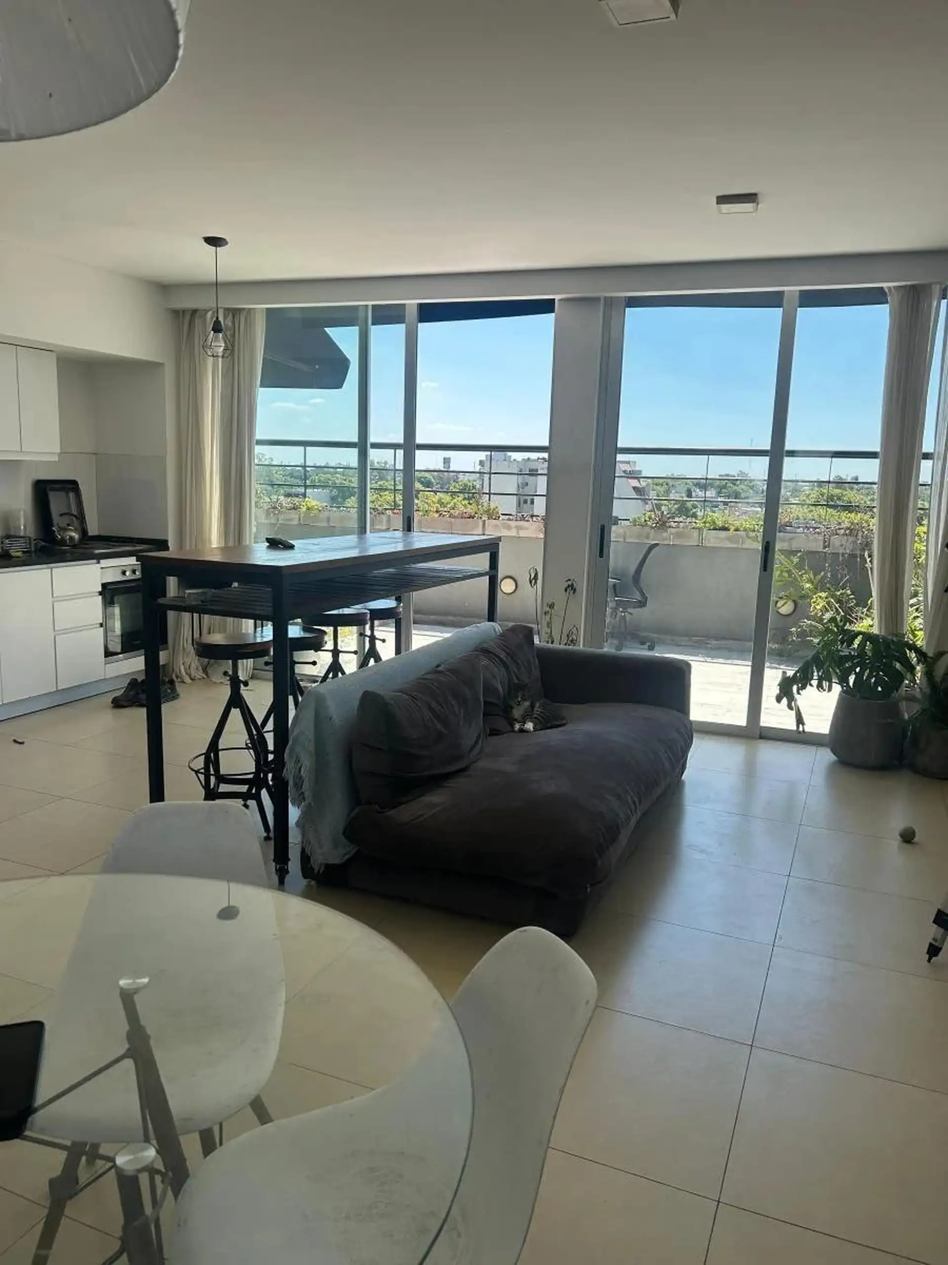 Apartamento de 1 quarto em Saavedra