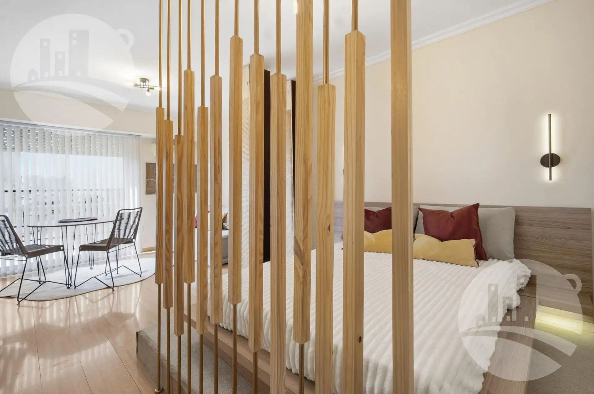 Departamento amoblado de 1 dormitorio en Monserrat