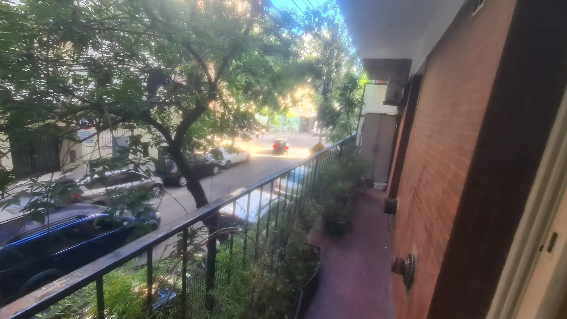 Apartamento de dois ambientes com varanda em Recoleta