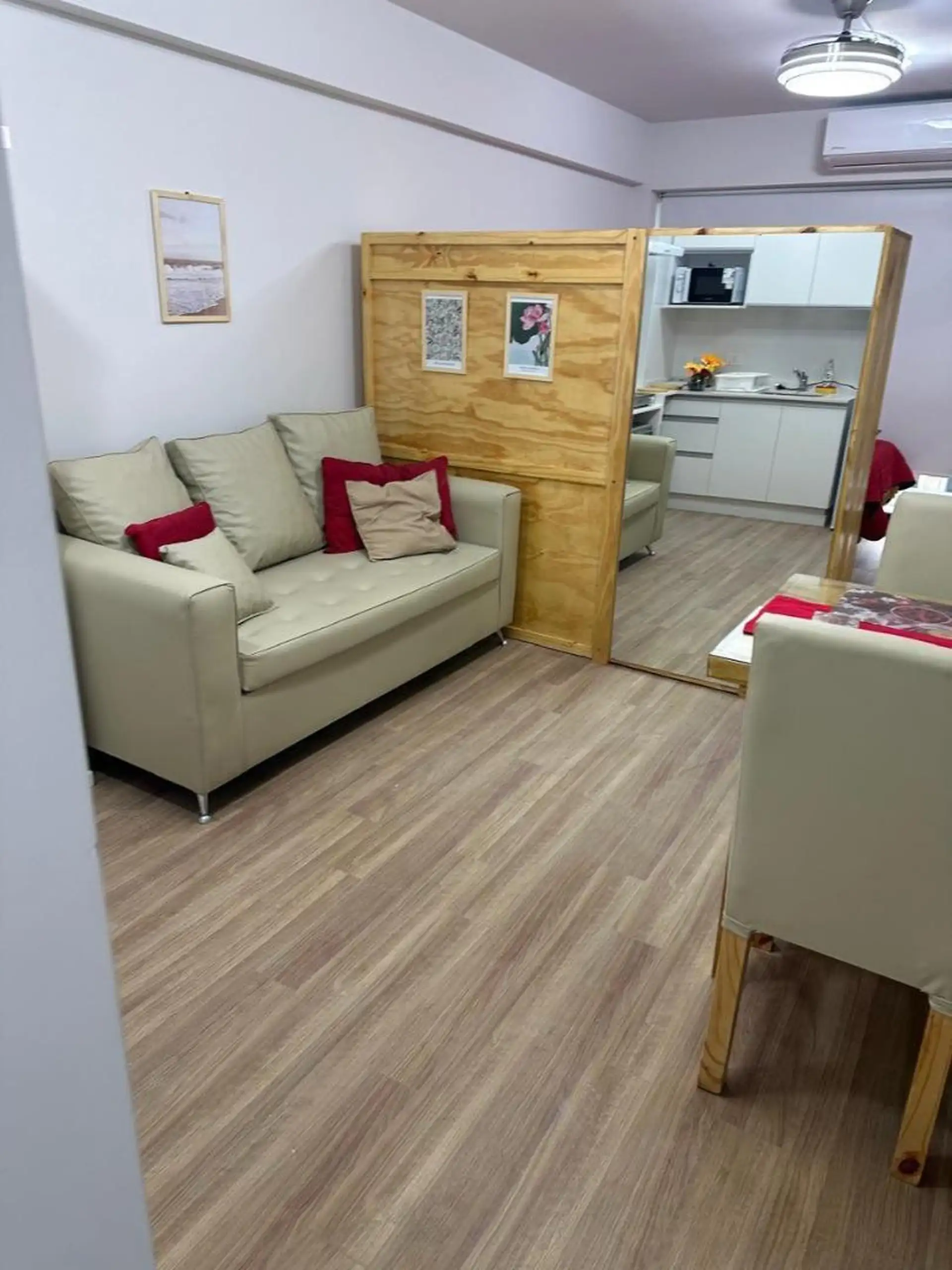 Mobiliado apartamento tipo estúdio para aluguel temporário em Balvanera