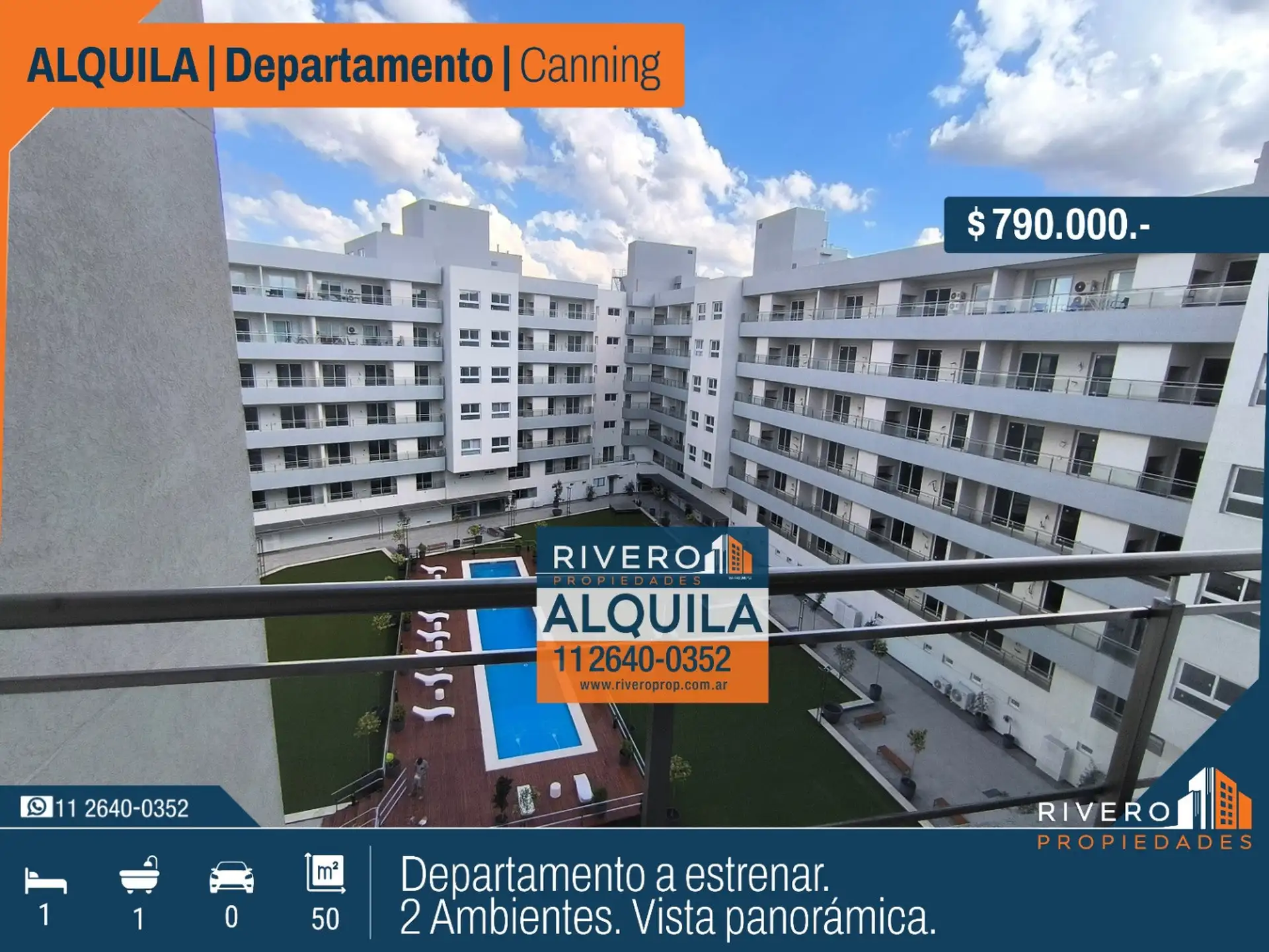 Apartamento de dois ambientes em Canning