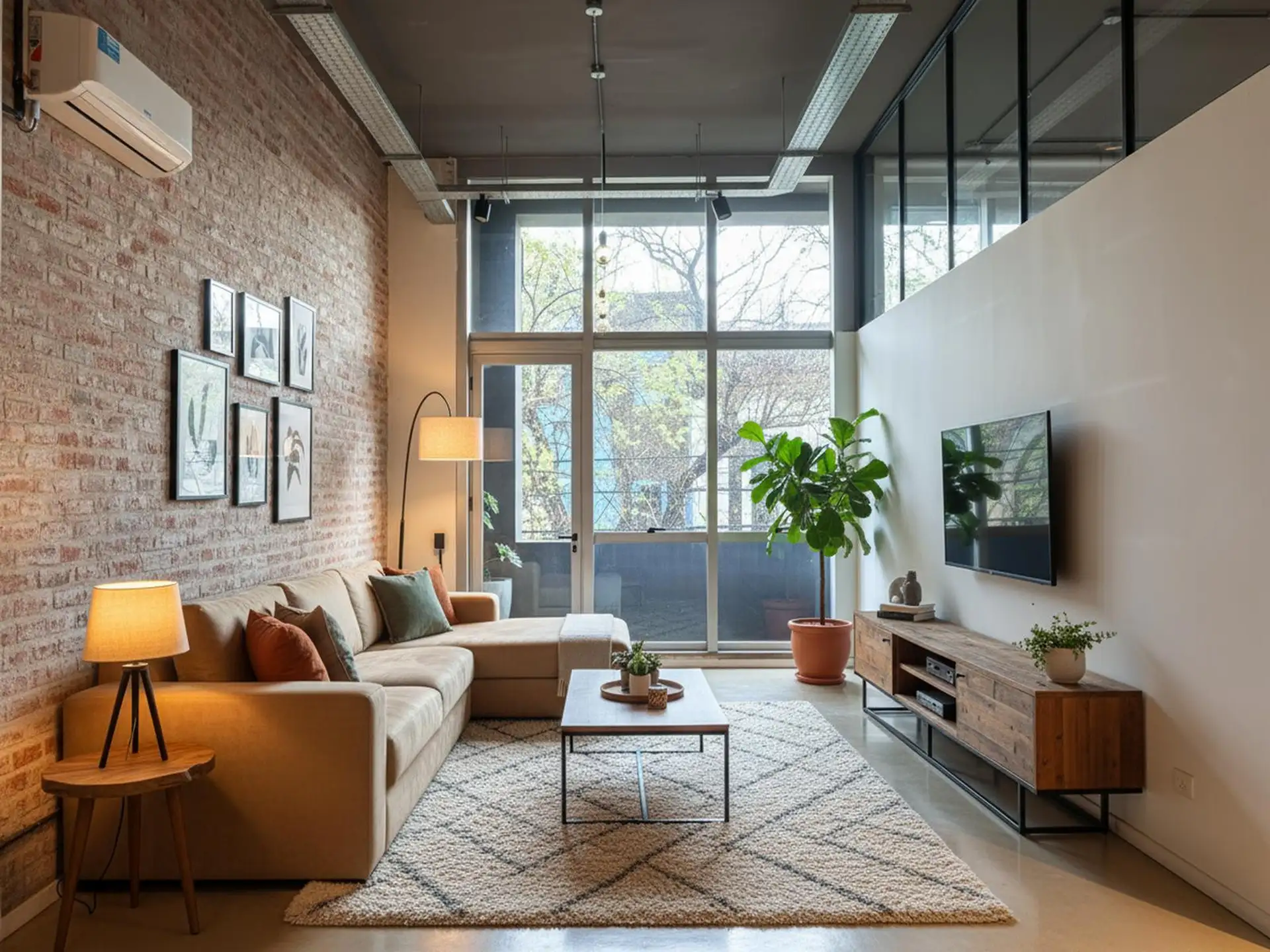 Departamento loft de 2 ambientes en Barracas con balcón