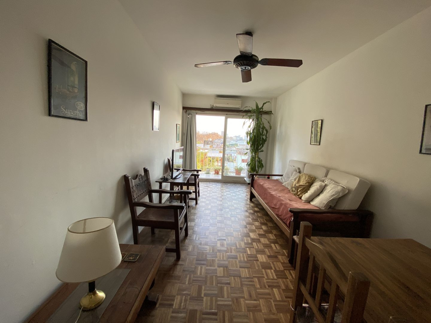 Apartamento de um quarto com varanda em Palermo Soho
