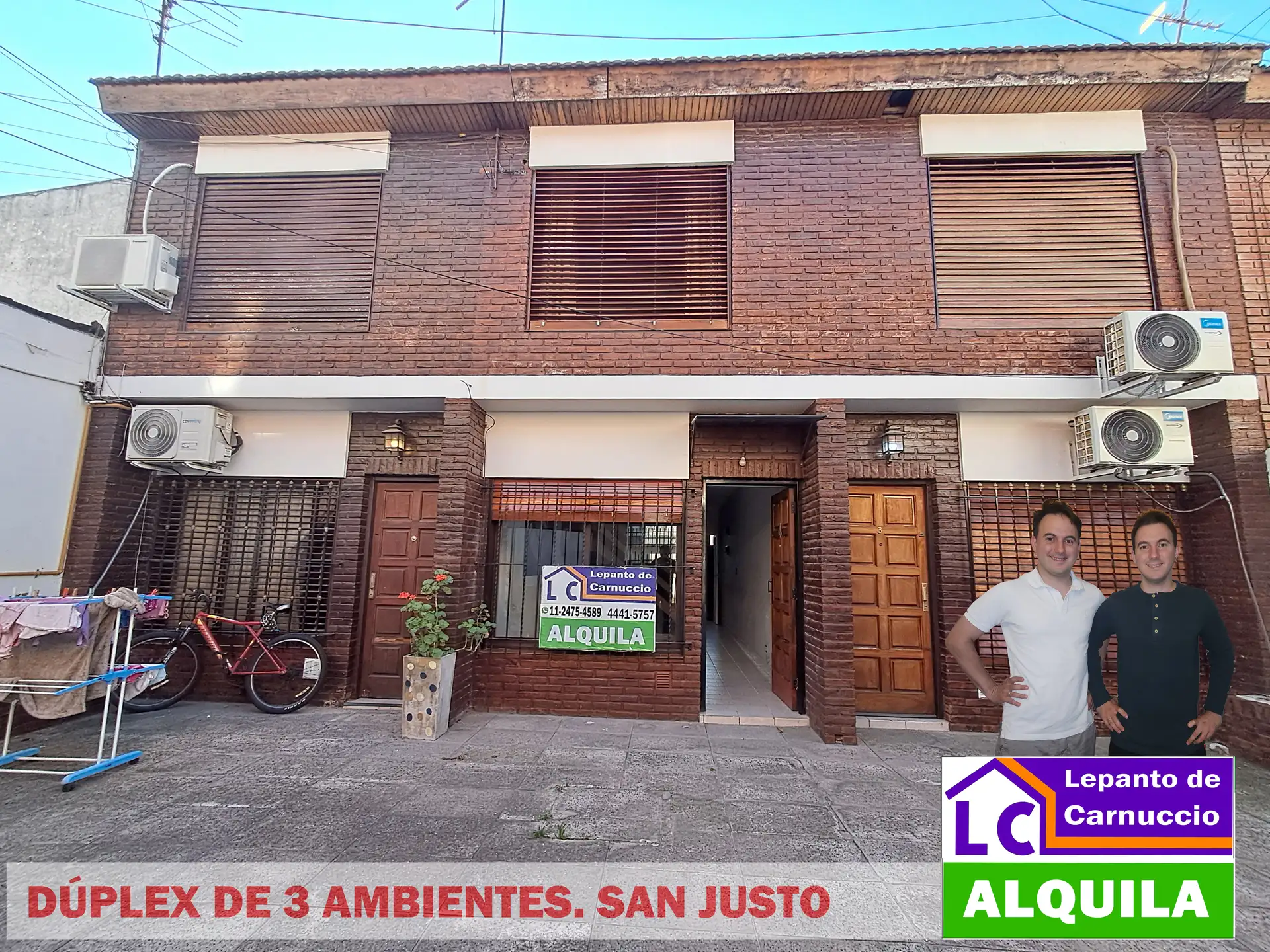 Dúplex de 3 ambientes en San Justo