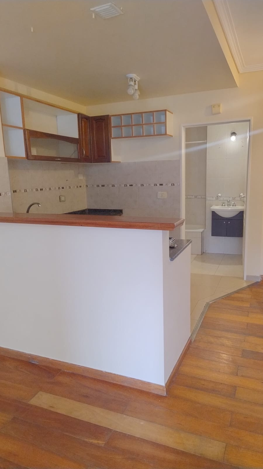 Kitnet com escritório e varanda em Flores