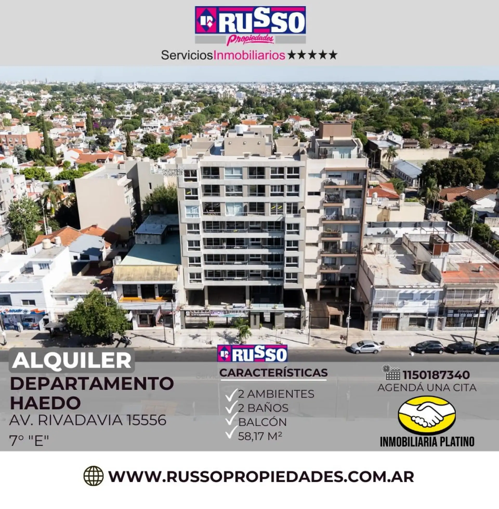 Departamento de 2 ambientes en Haedo (Morón)