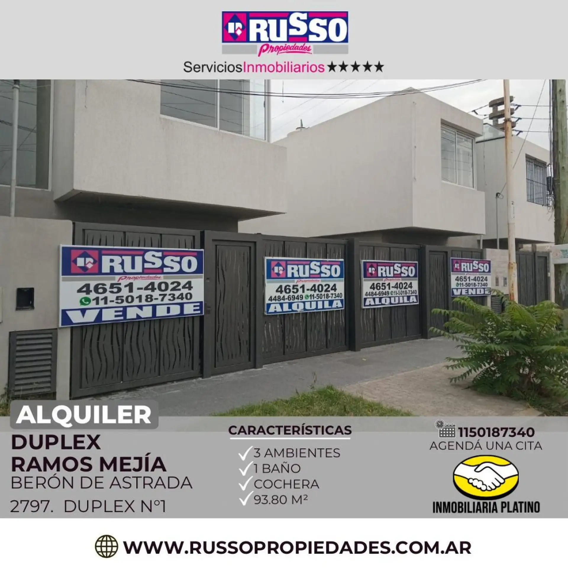 New two-bedroom duplex apartment in San Justo