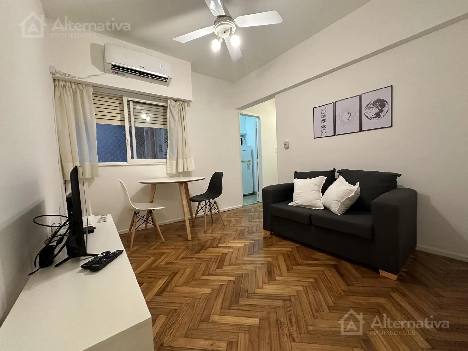 Apartamento de dois ambientes mobiliado em Recoleta