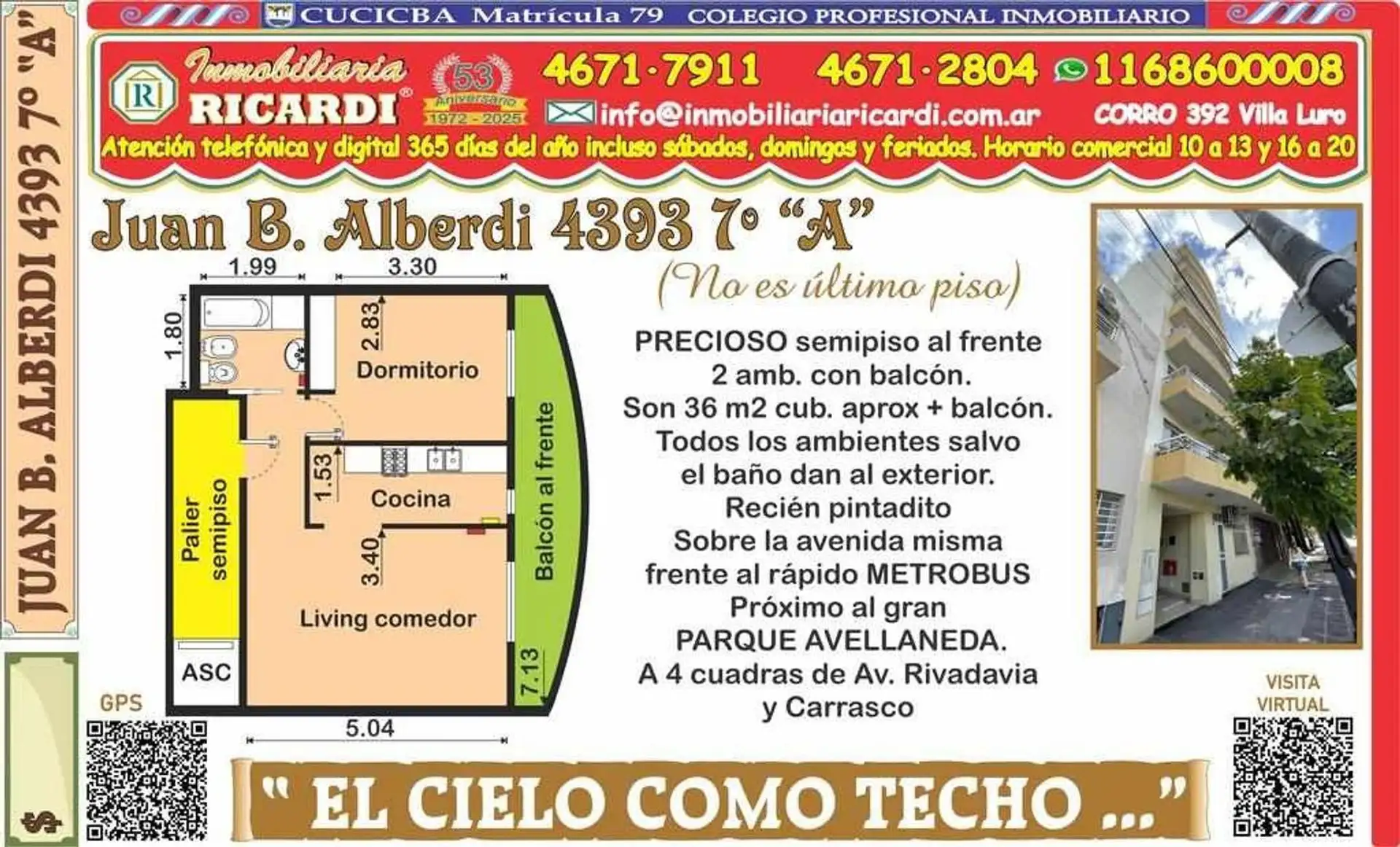 Departamento en Alquiler en Villa Luro, Capital Federal