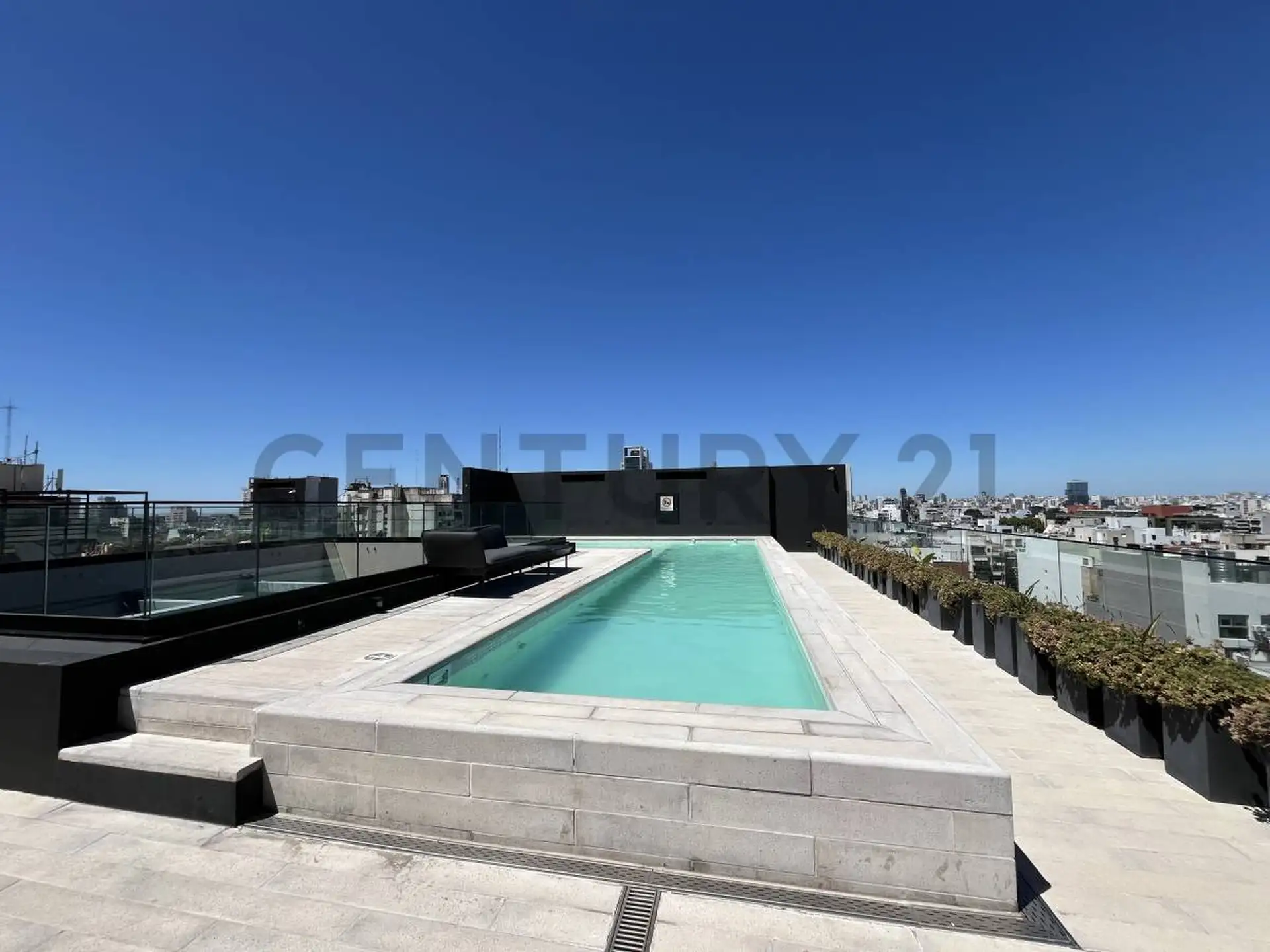 Квартира-студия в Palermo с кондиционером и бассейном в Torre Quo Zapata