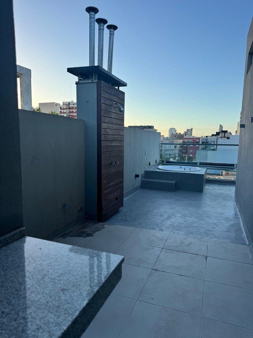 Apartamento de 1 quarto com terraço e jacuzzi em Belgrano