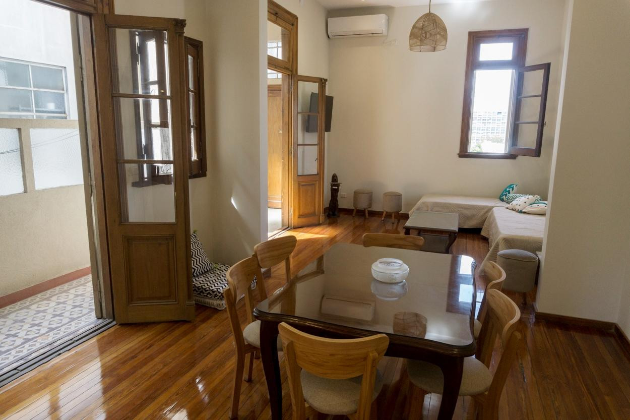 Furnished three-bedroom apartment in San Telmo