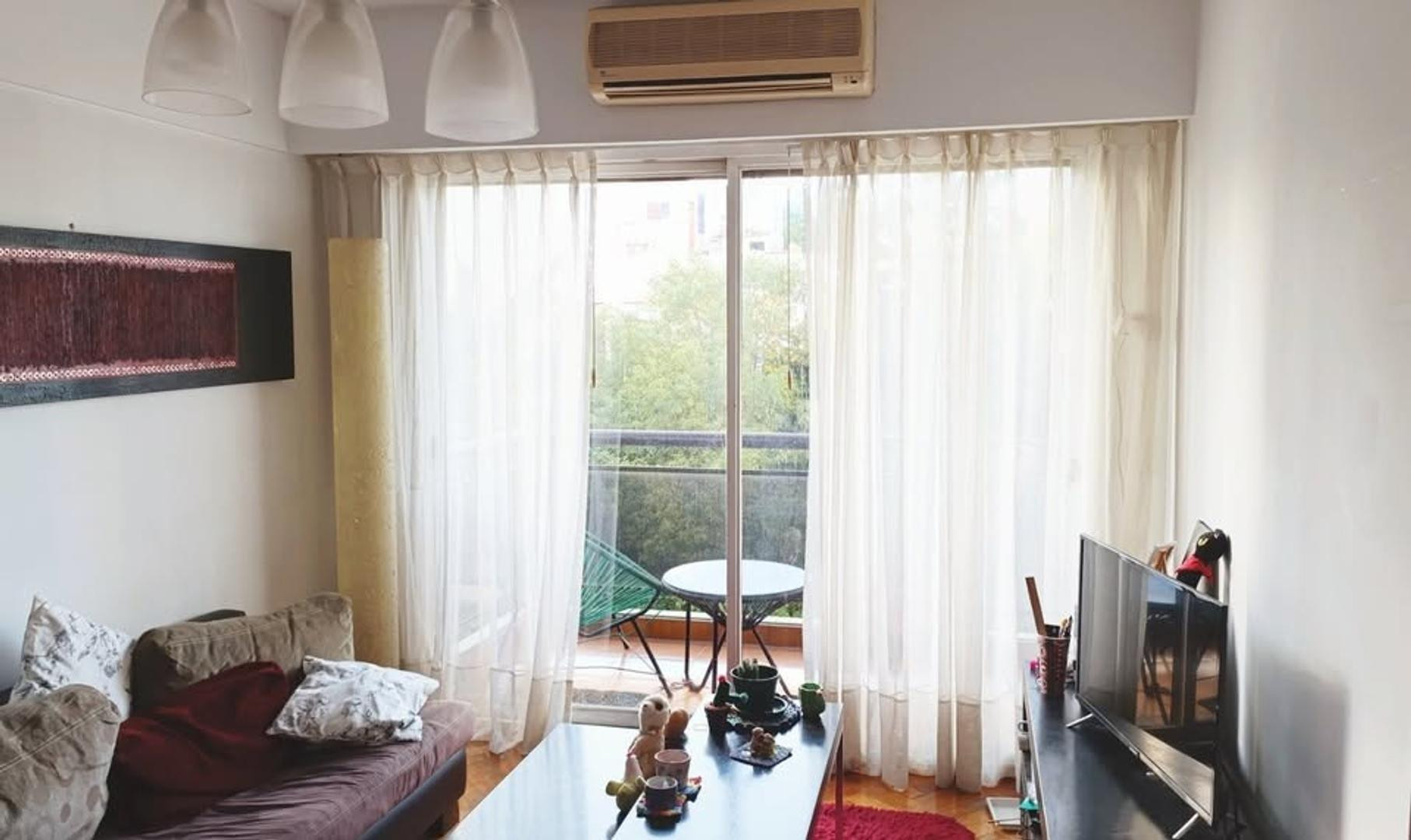 Меблированная квартира с 1 спальней в Núñez