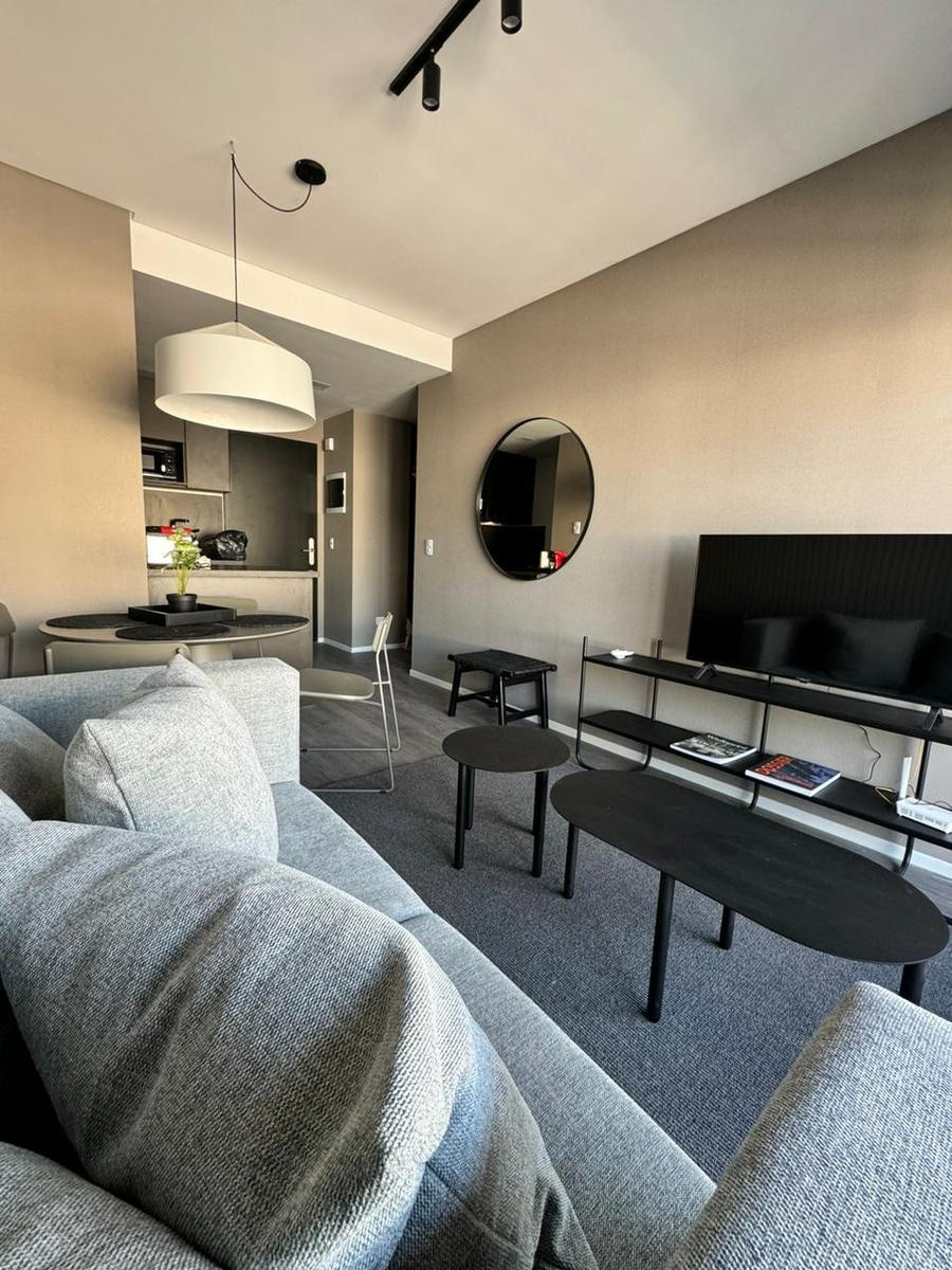 Apartamento de dois ambientes mobiliado em Palermo