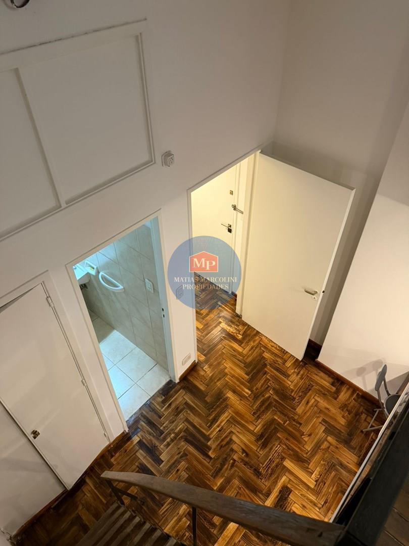 Duplex two-room apartment with two patios in Recoleta