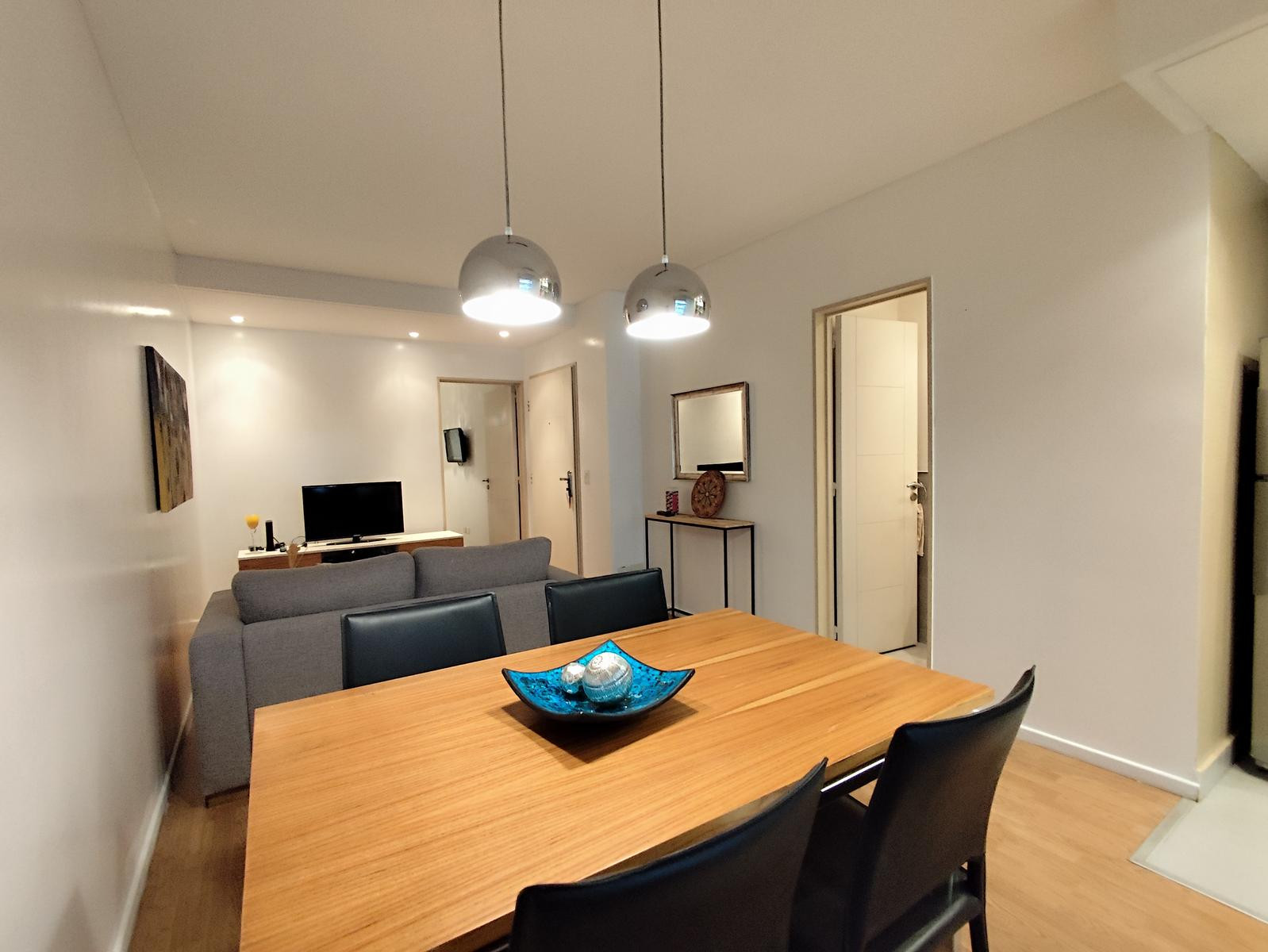 Modern one-bedroom apartment with terrace balcony in Palermo