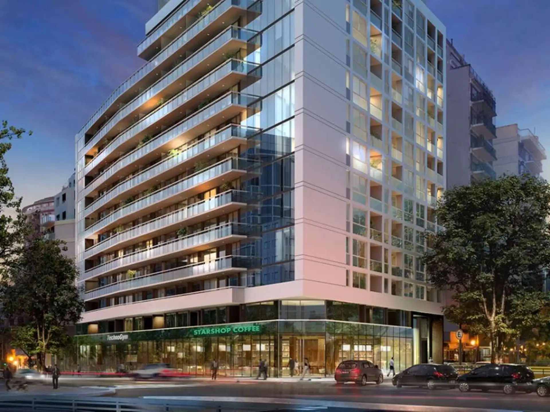 Квартира-студия с балконом в Palermo