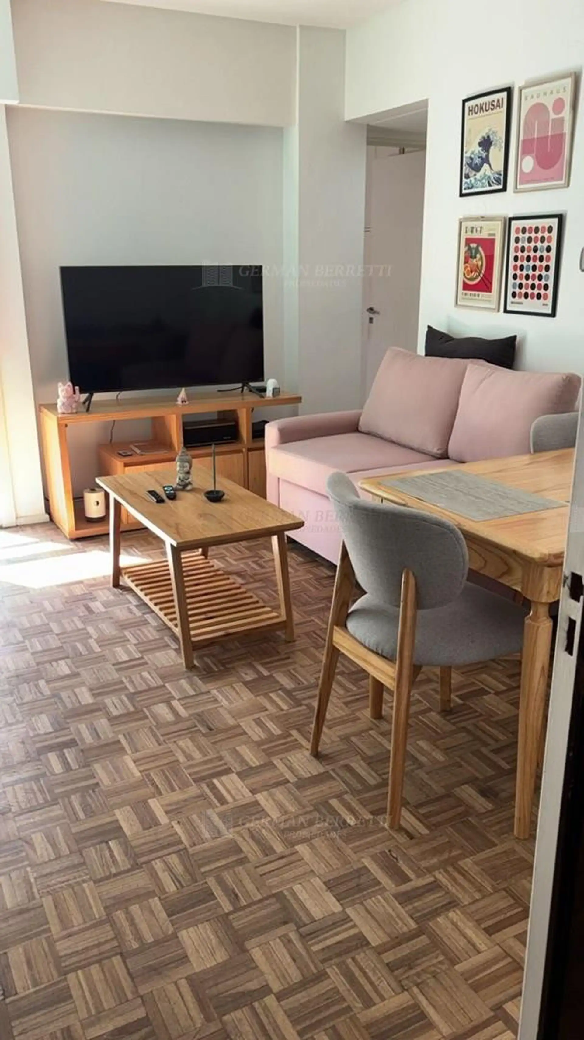 Mobiliado de 2 ambientes em Almagro (1 quarto)