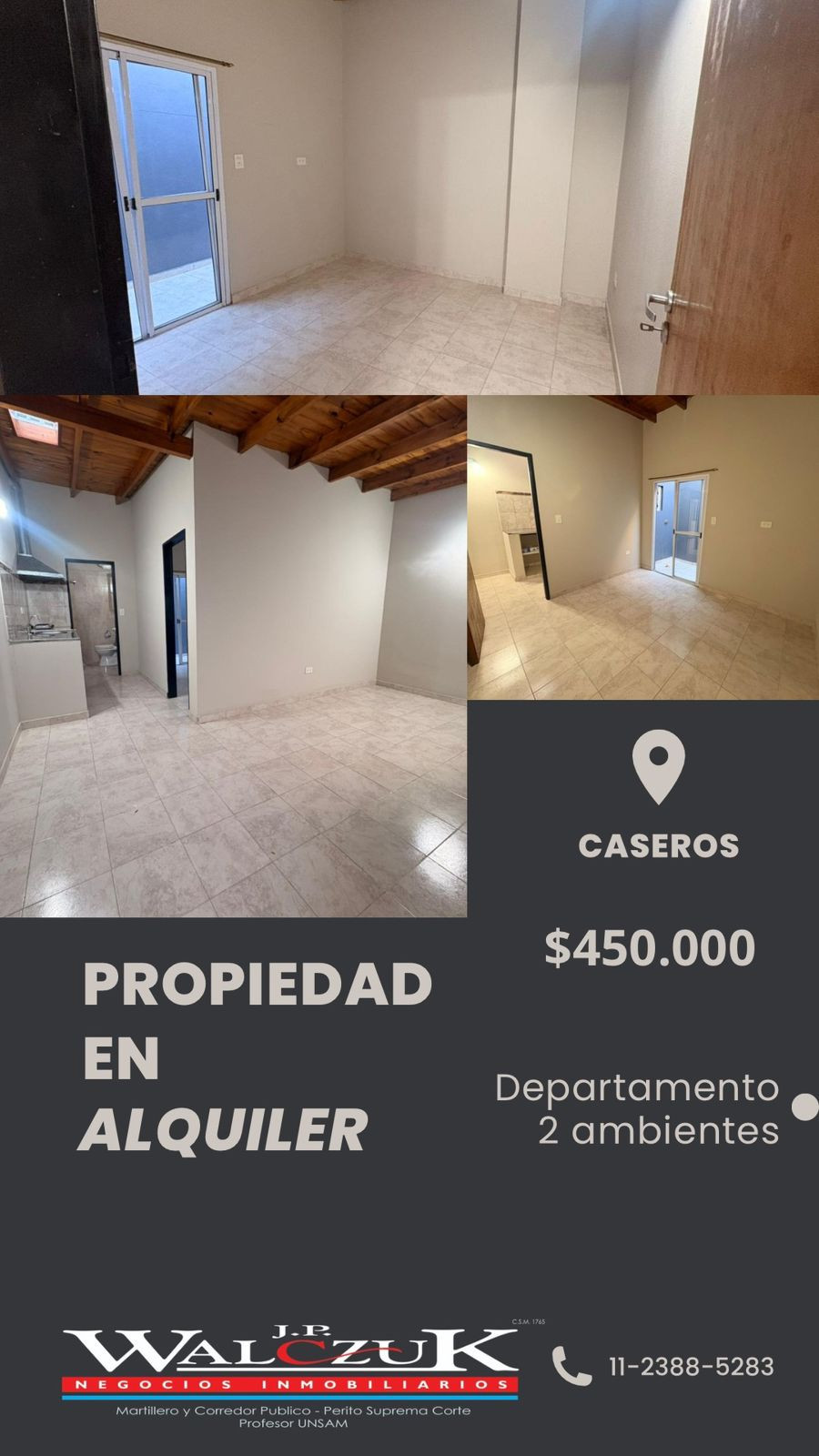 Ground-floor PH with 1 bedroom in Tres de Febrero