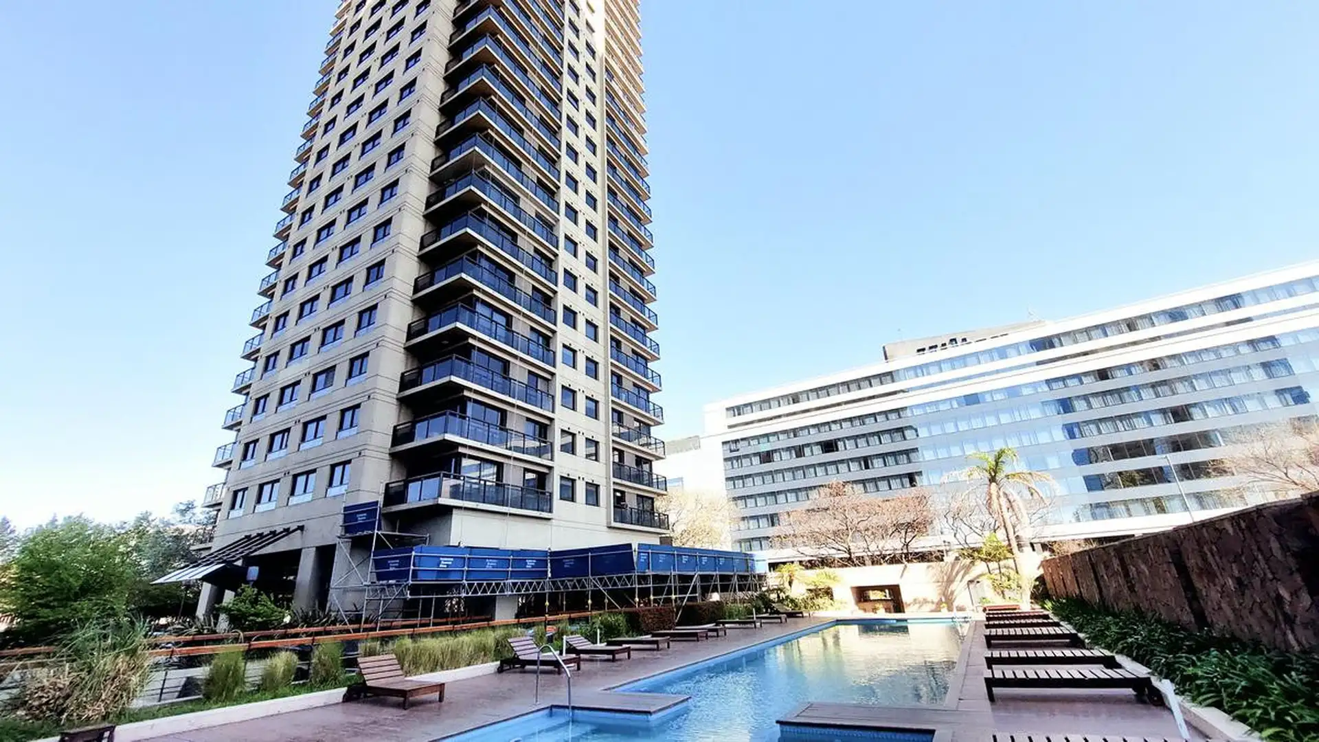 Apartamento mobiliado de 2 quartos em Puerto Madero com vista para o rio