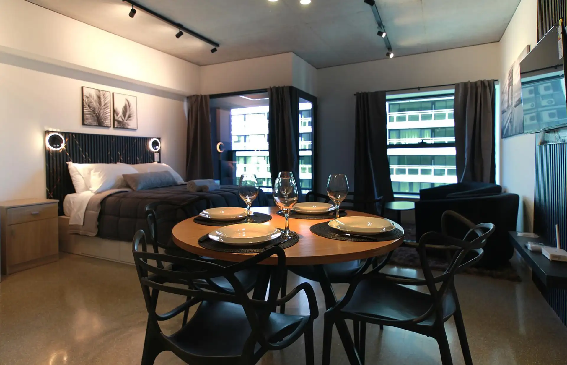 Kitnet mobiliada para alugar em San Telmo