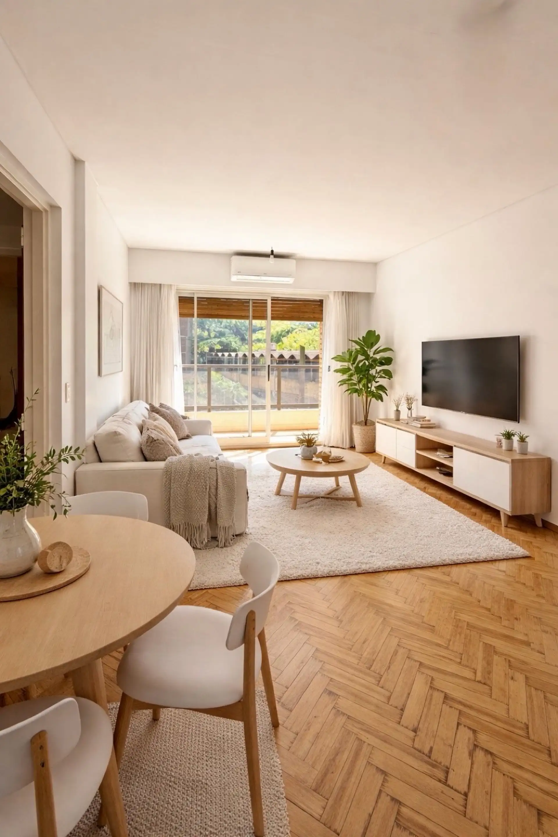 Three-room apartment with 2 bedrooms in Acassuso