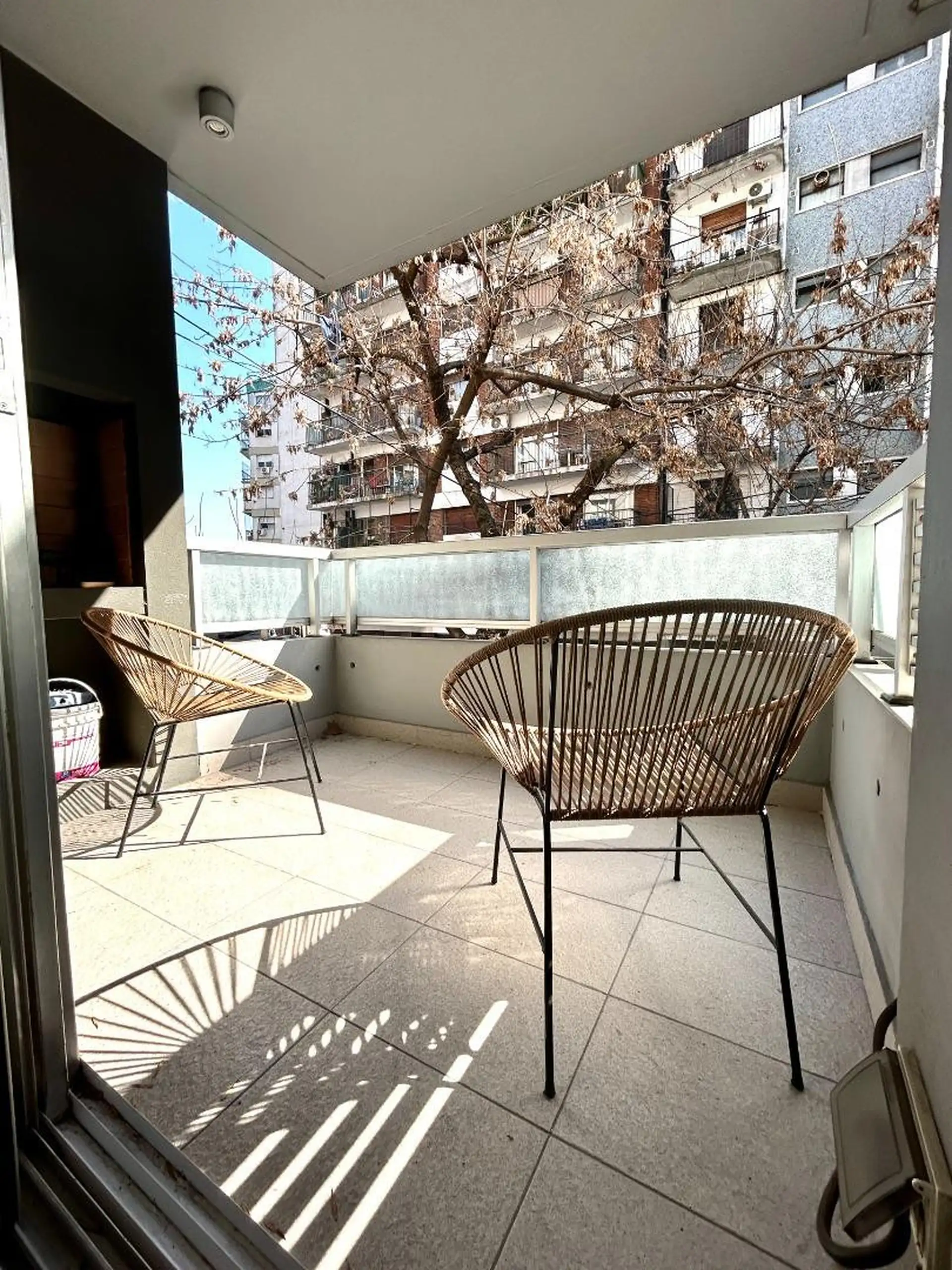 Equipped one-bedroom apartment with balcony and grill in Palermo