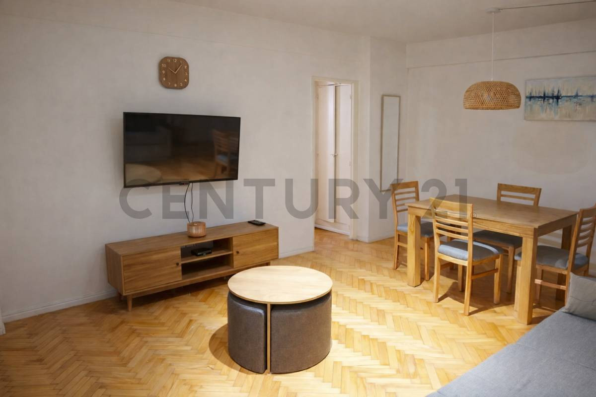 Apartamento de dois ambientes mobiliado em Colegiales