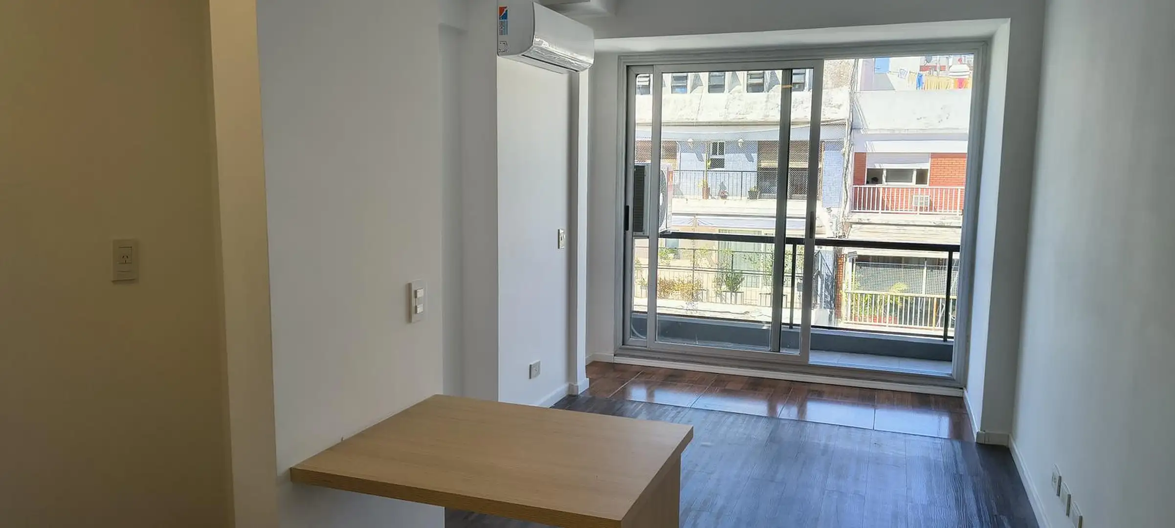 Monoambiente a estrenar en Belgrano con balcón