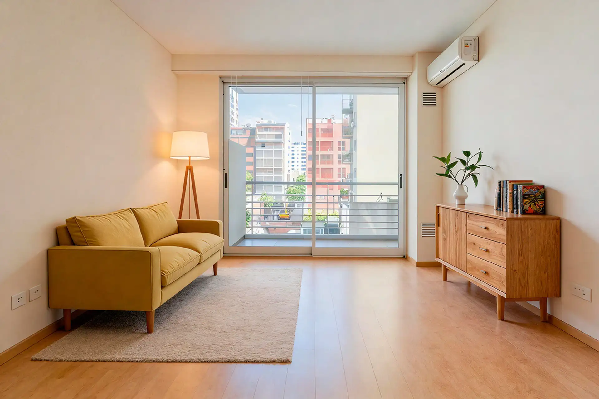 Monoambiente con balcón en Belgrano