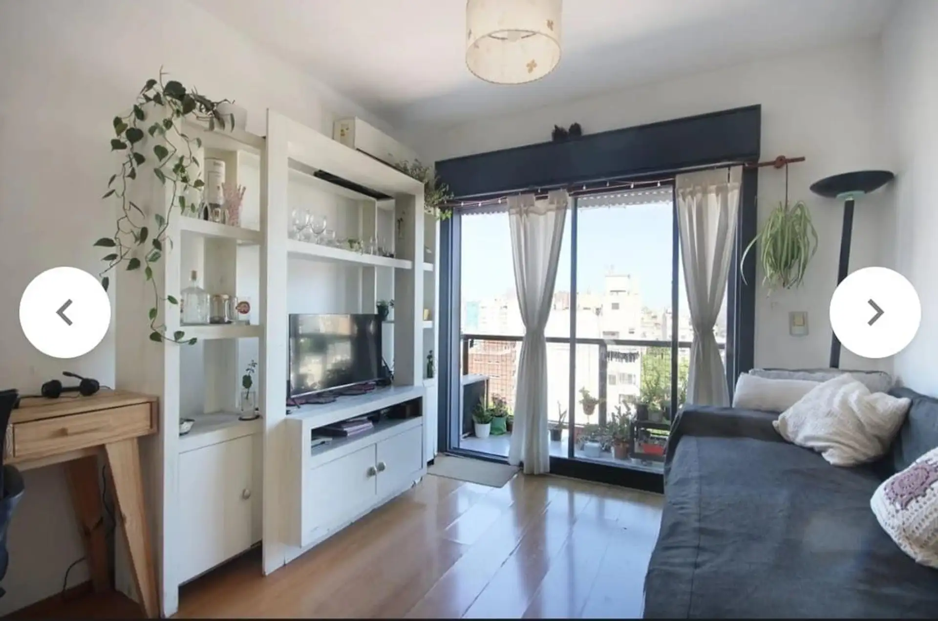 Apartamento mobiliado de dois ambientes com 1 quarto em Balvanera