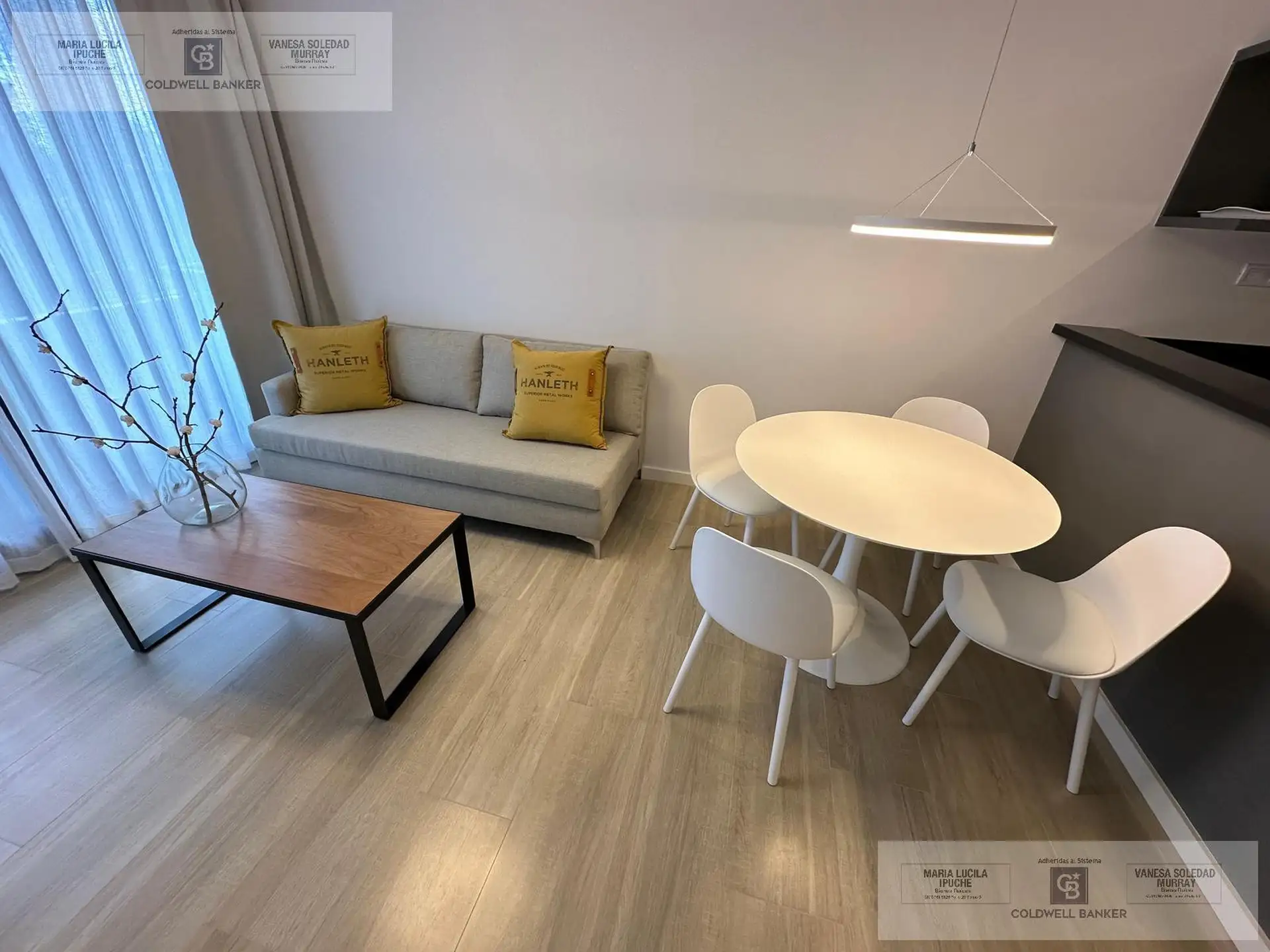 С меблированная квартира с 1 спальней и парковкой в Puerto Madero