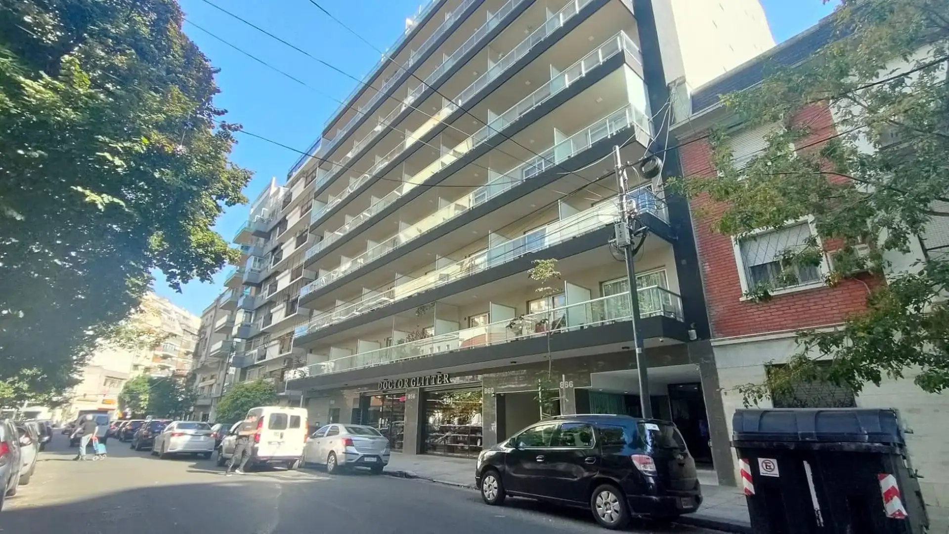 Departamento monoambiente con balcón al contrafrente en Almagro