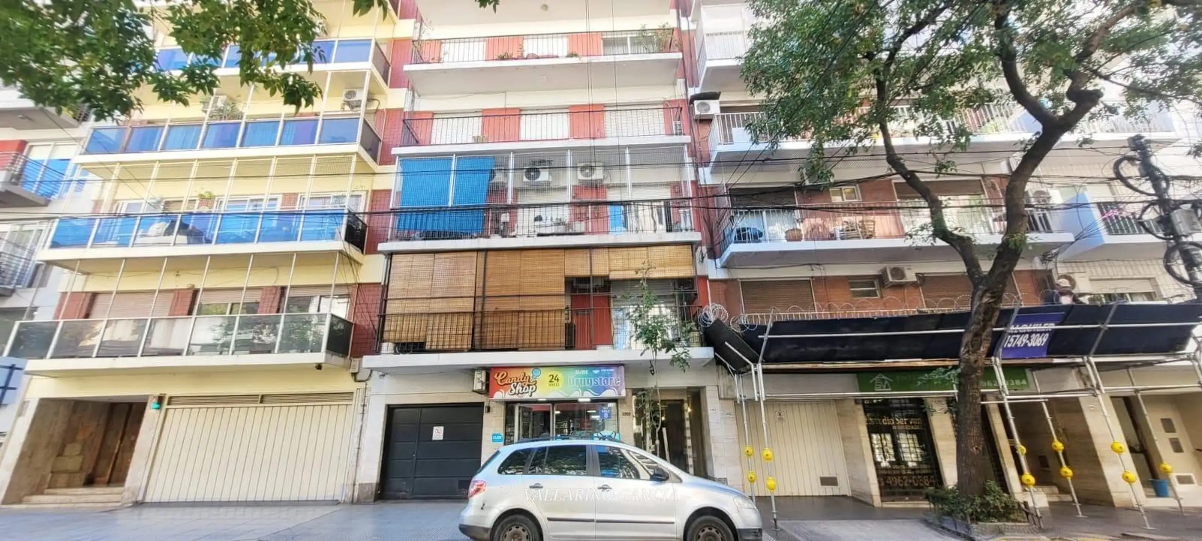 Apartamento de 2 ambientes com 1 quarto mobiliado em Recoleta