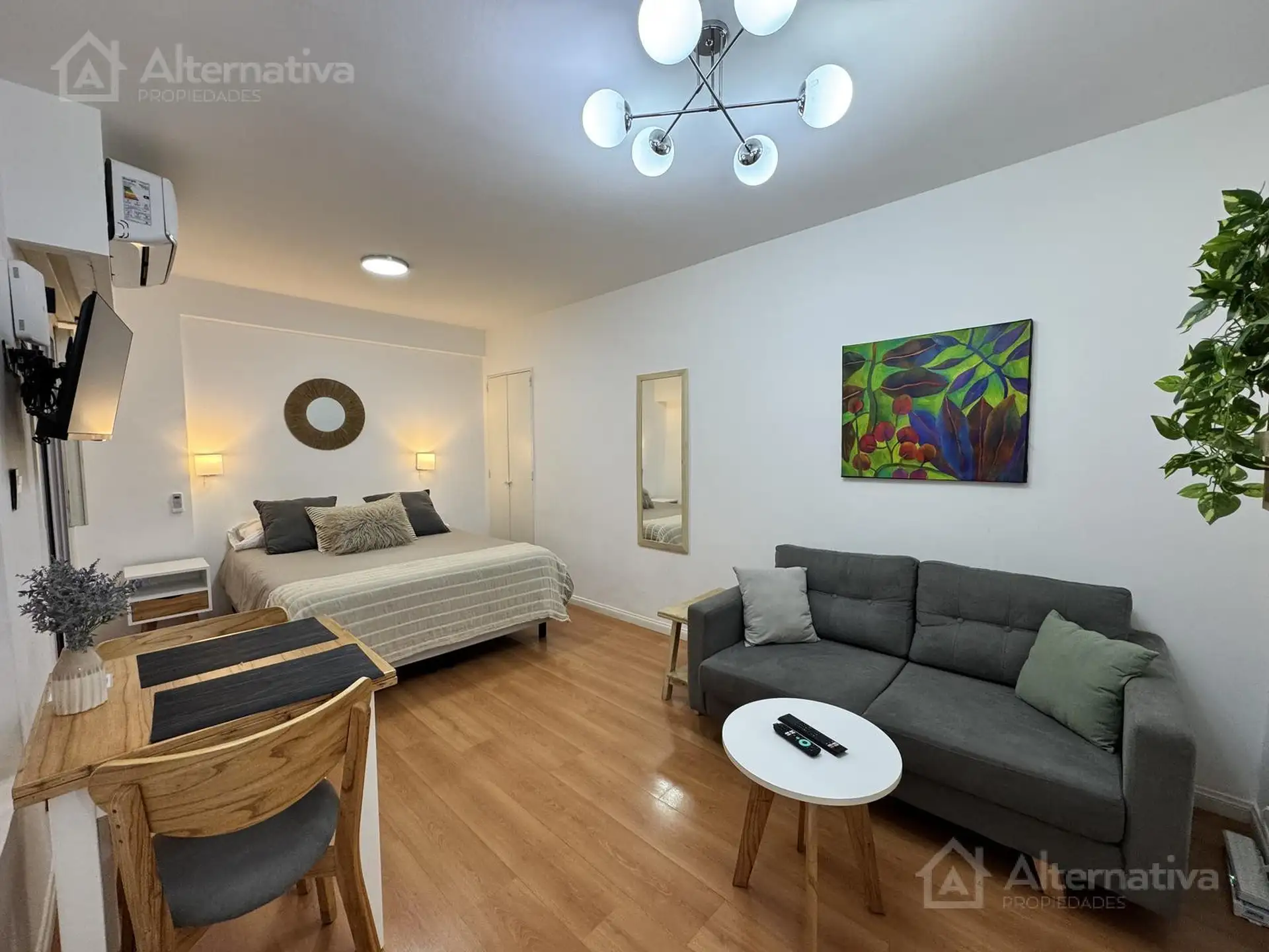 Apartamento mobiliado de 1 quarto em Palermo