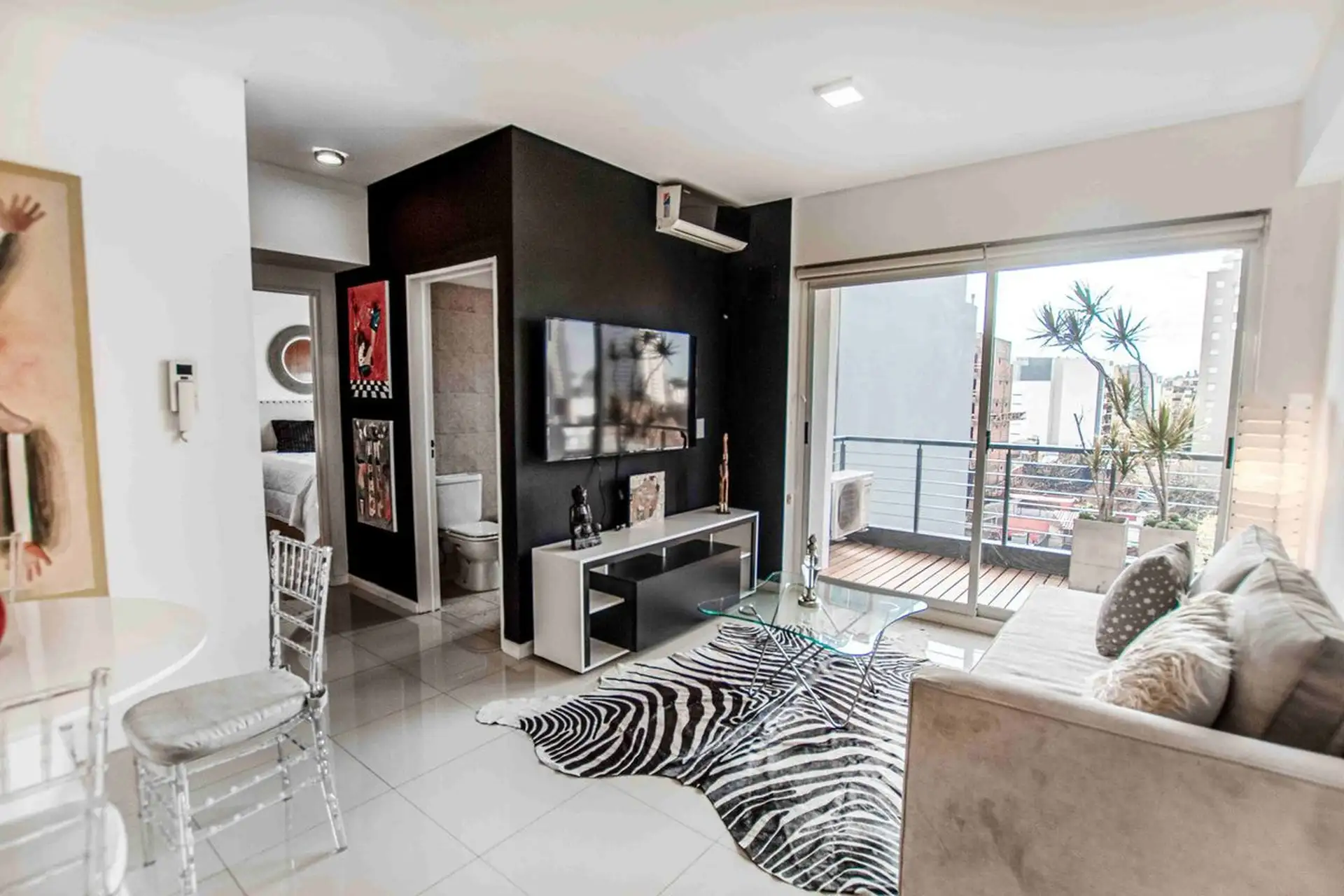 Departamento amoblado de 2 ambientes en Caballito