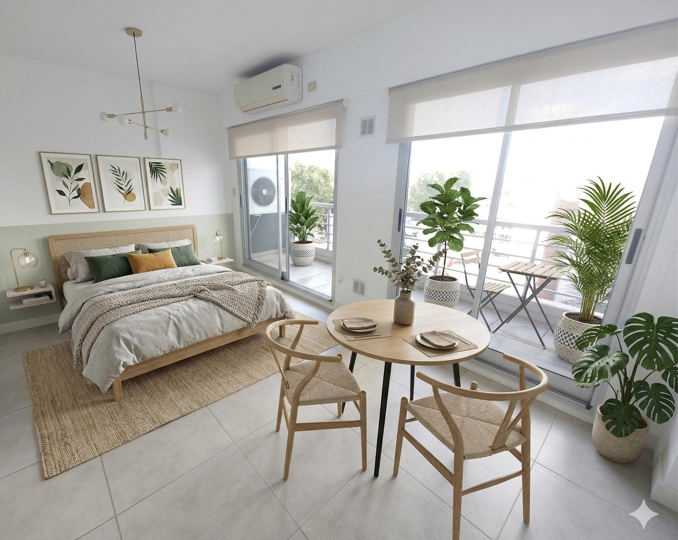 Квартира-студия с мебелью в Saavedra