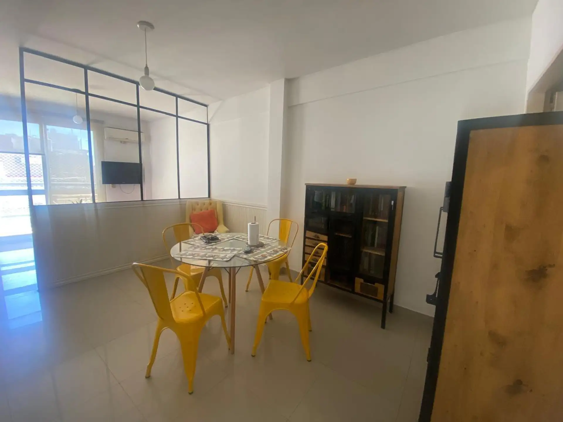 Квартира-студия с балконом в Villa Urquiza