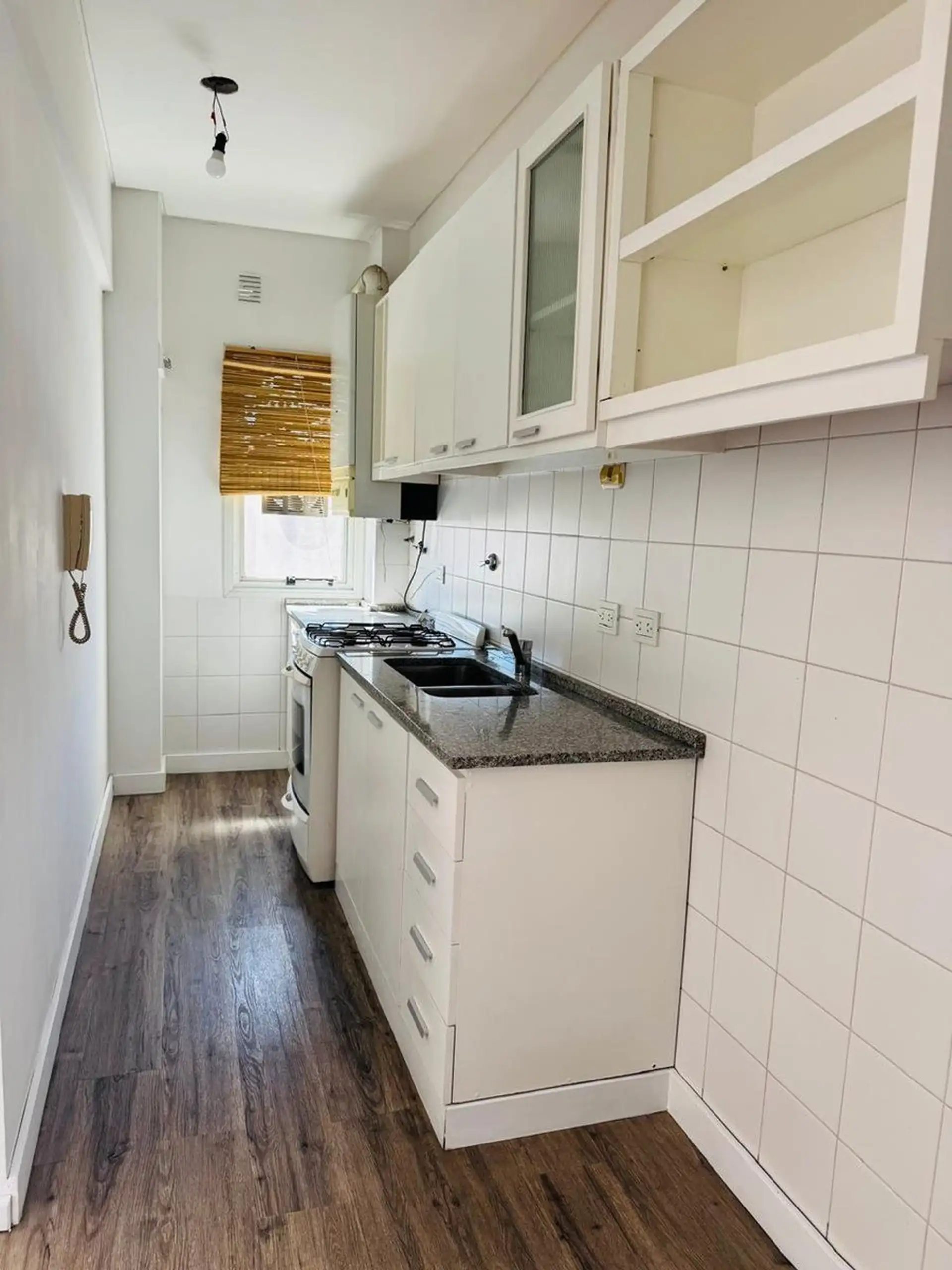 1-bedroom apartment in Núñez with balcony and shared terrace