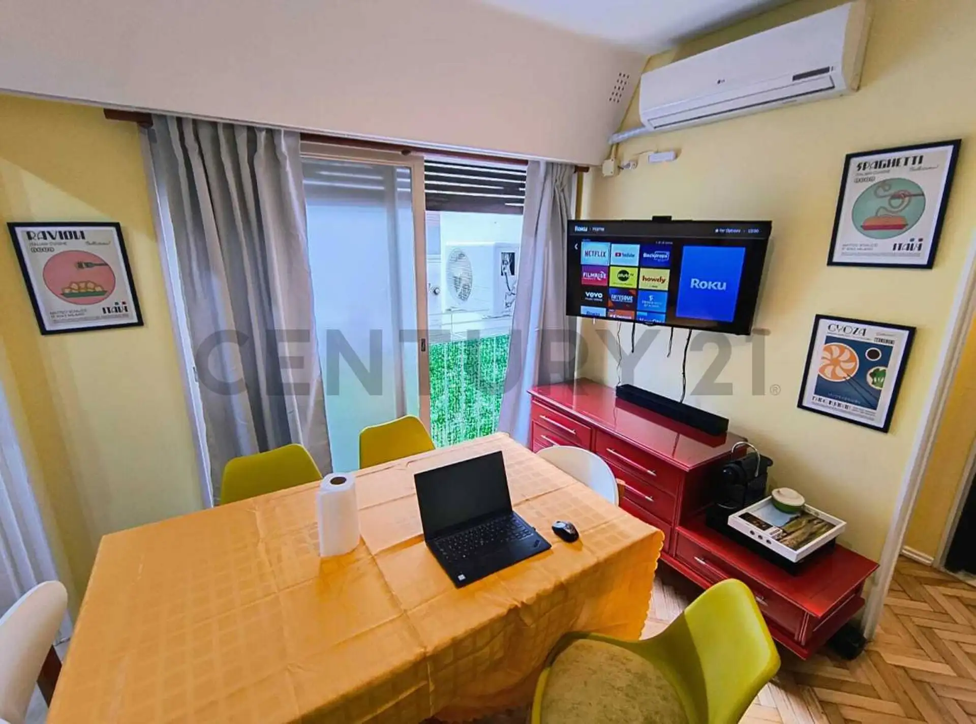 Apartamento de dois ambientes mobiliado em Recoleta