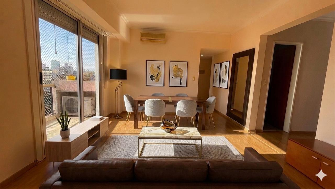 One-bedroom apartment on 12th floor in Monserrat