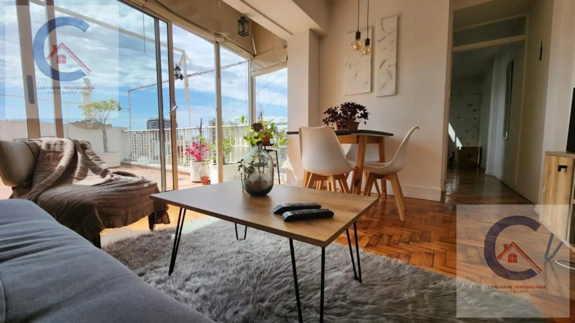 Departamento dúplex de 2 ambientes con terraza en Belgrano