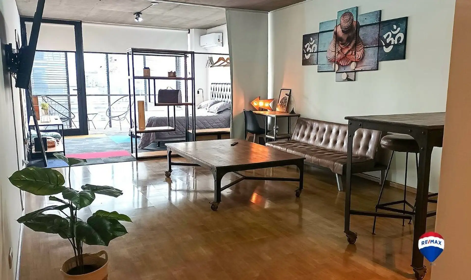 Departamento amoblado de 1 dormitorio con pileta en Palermo