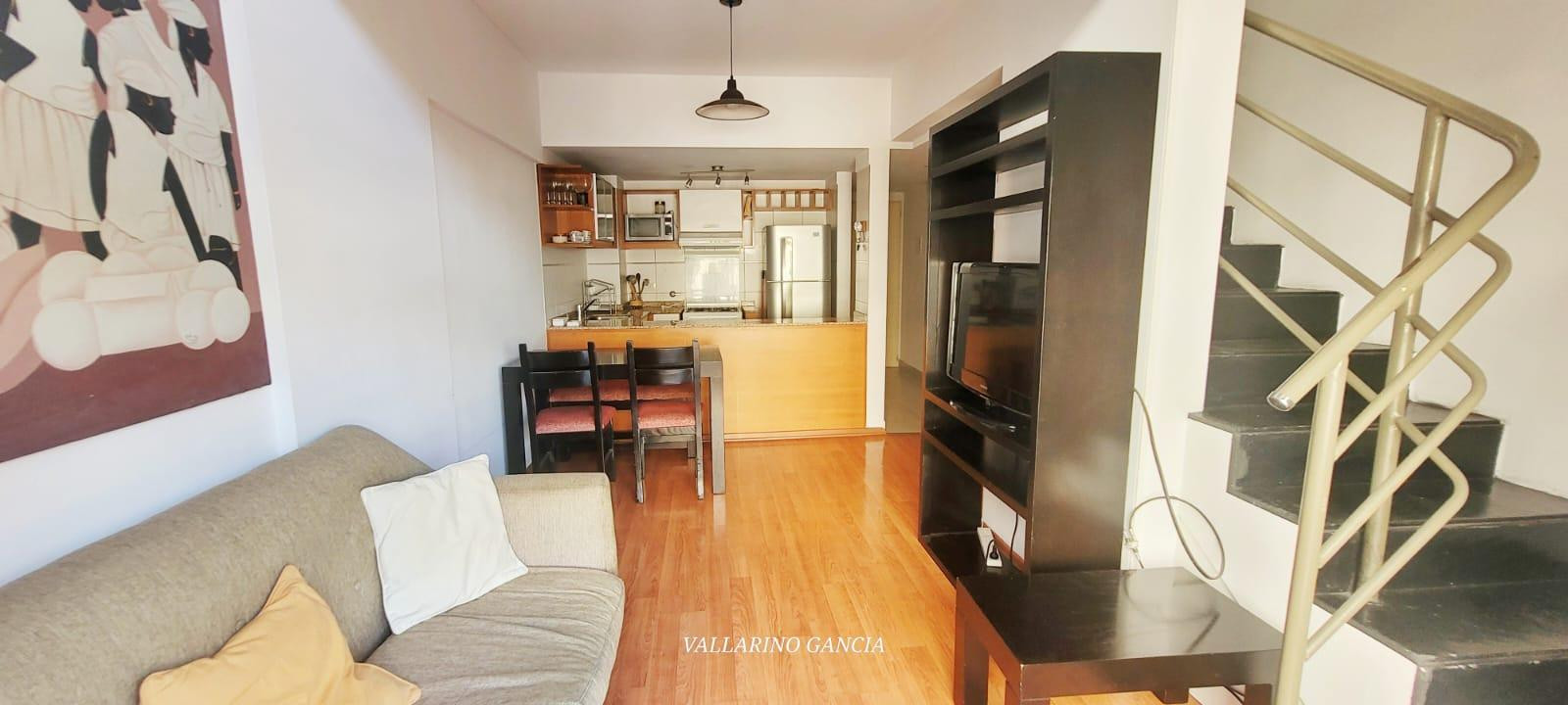 Apartamento tipo loft de dois ambientes mobiliado em Balvanera